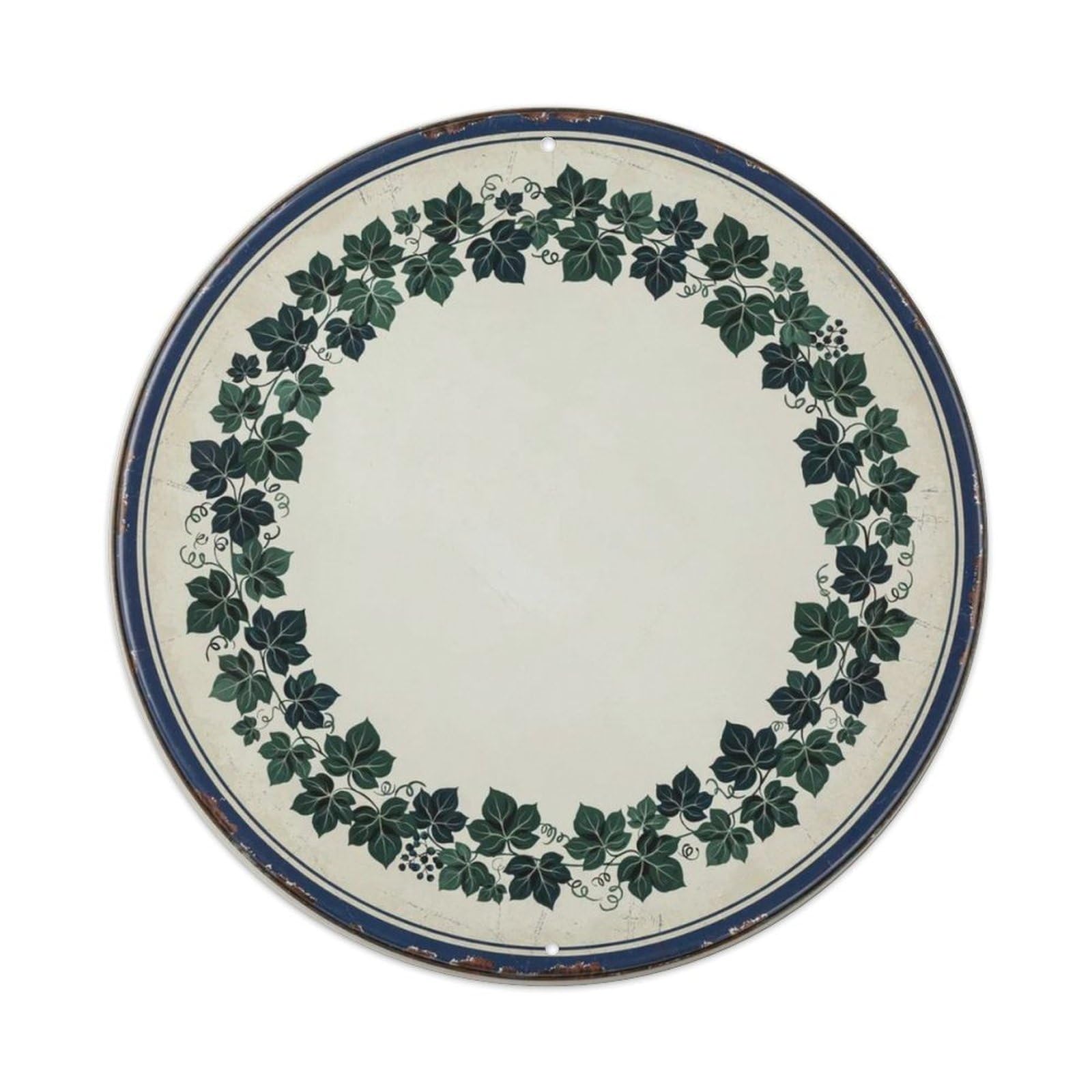 Classic Round Plant Sign Metal Tin Sign Plaque