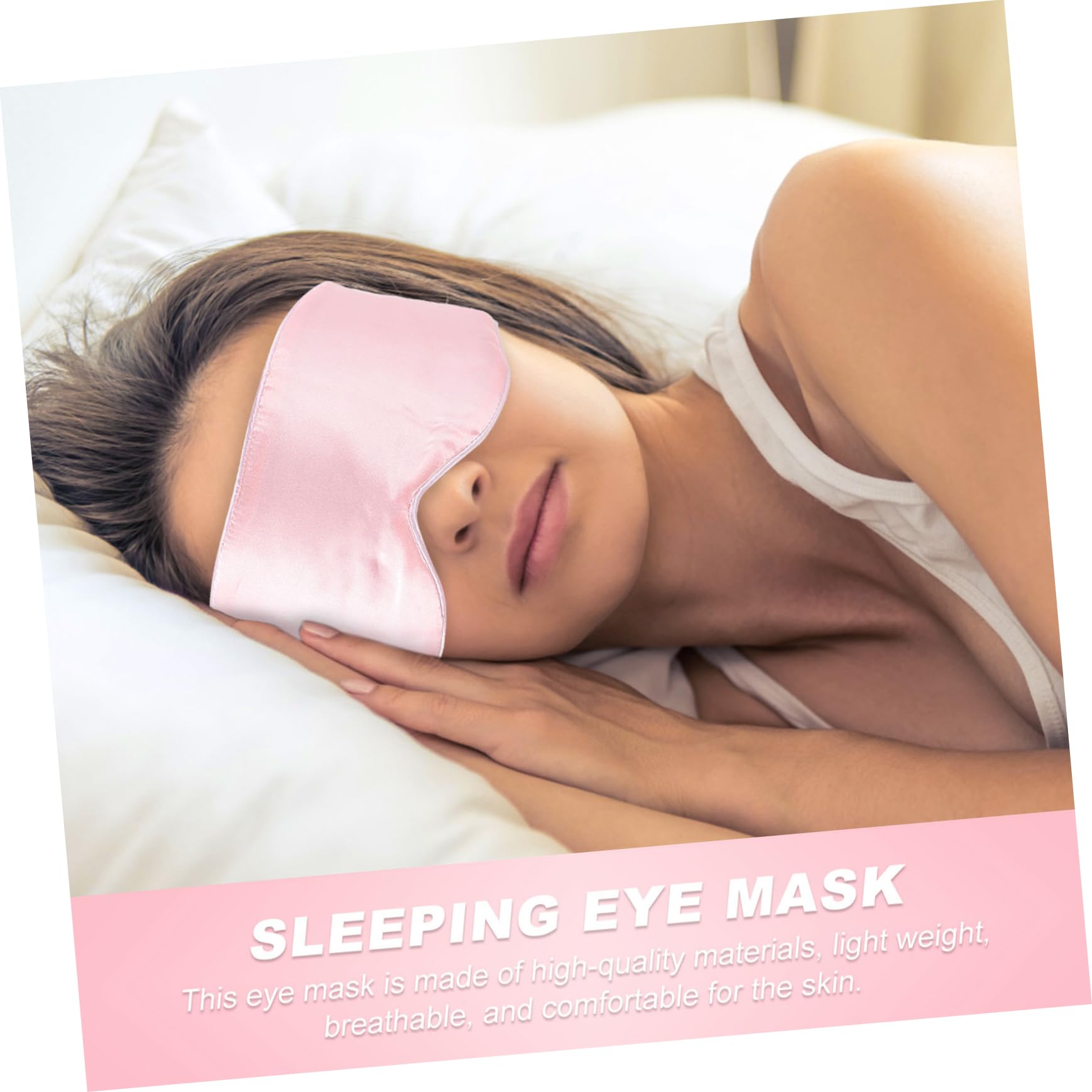 Masque De Sommeil En Soie Bandeau Occultant Pour Les Yeux Idéal Pour Les Voyages La Sieste Ou Le Sommeil