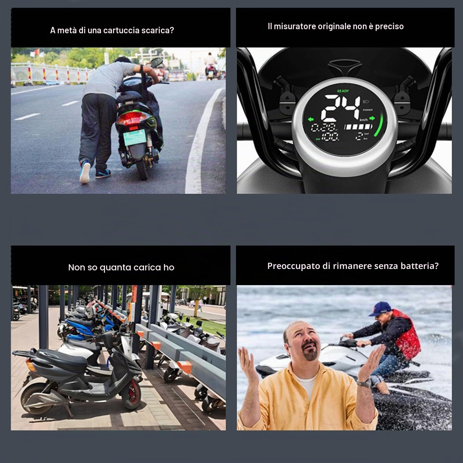 monitor WiFi Bluetooth per batteria, monitor LCD da 2,4 pollici per capacità batteria camper, 10-100V 400A con shunt, app di monitoraggio remoto per litio, lifep o4, sistemi solari