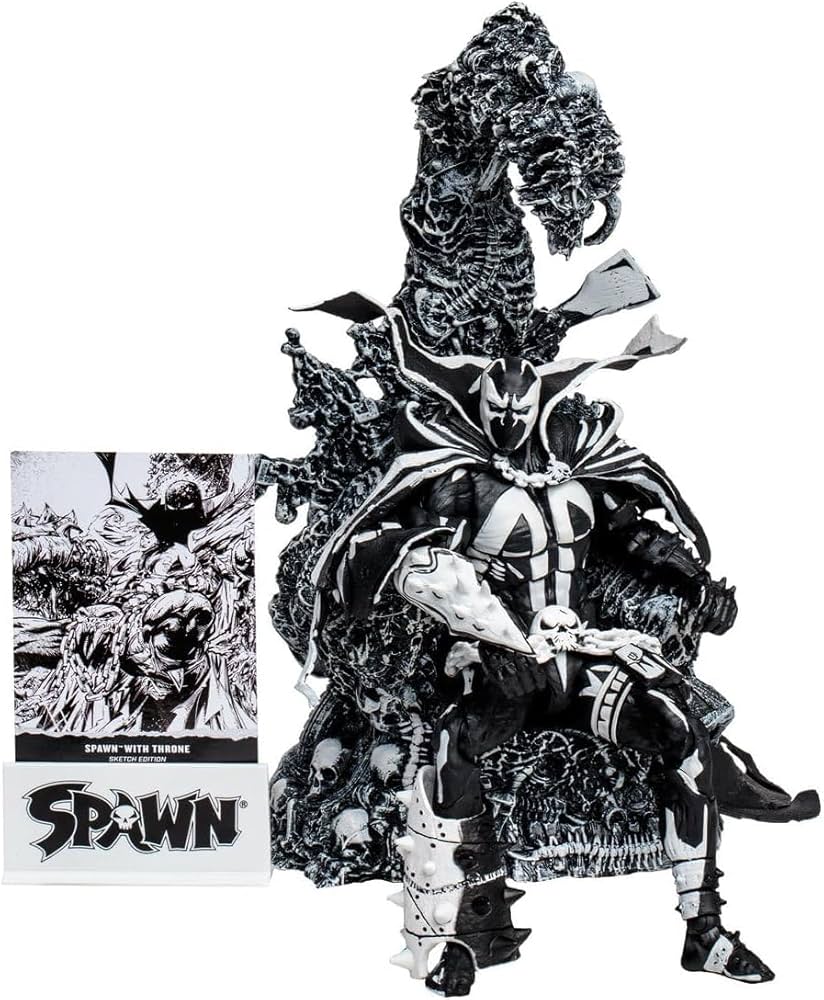 マクファーレントイズ スポーン with スローン スケッチエディション Amazon.co.jp: McFarlane Toys 『Spawn with Throne』スケッチ