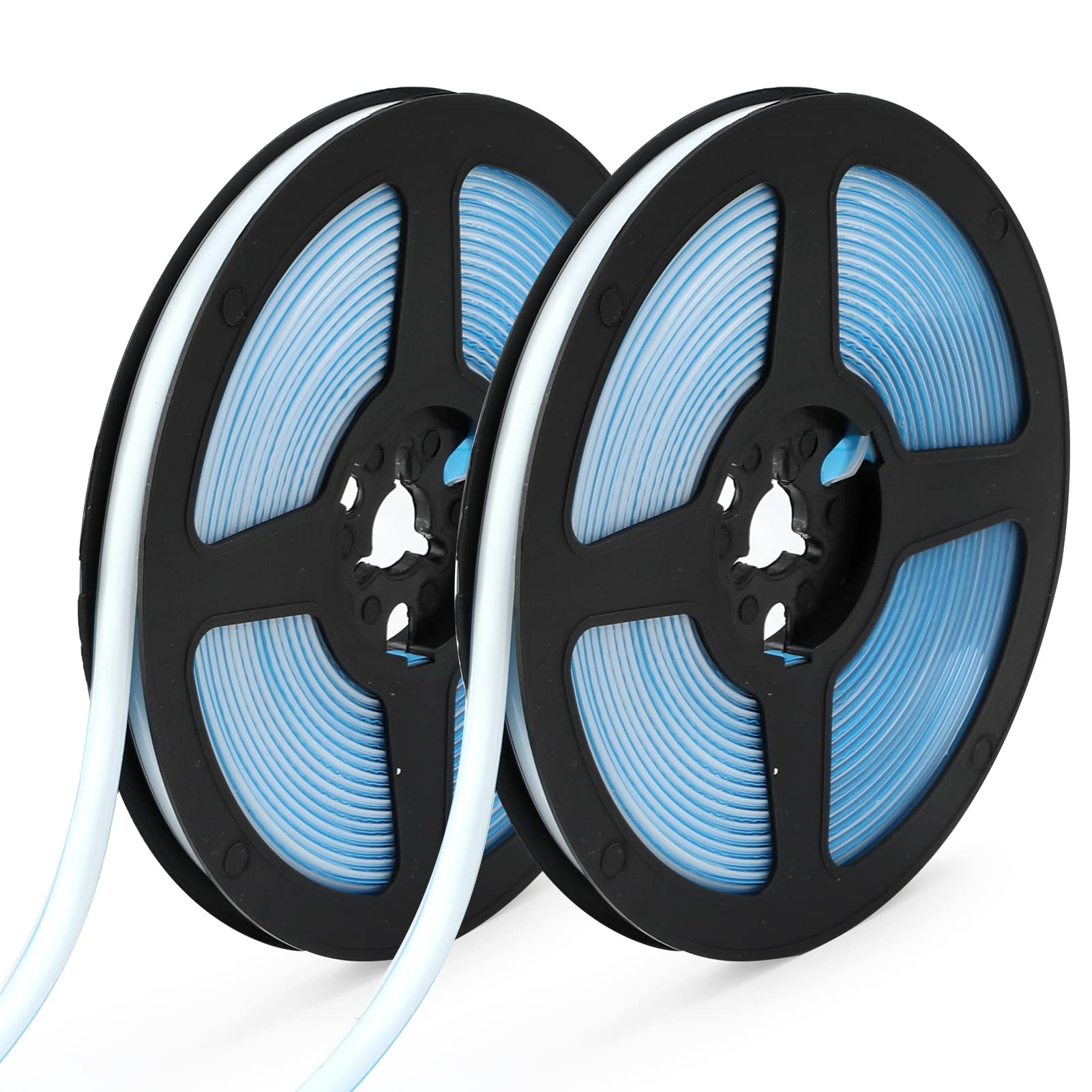 2 Rolls Gap Tape 6M Mildewproof Tiles Waterproof Seam Decorative Sticker Self Adhesive Caulk Strip for Home Office Indoor Ceiling Stove Sink Tile Edge Wall Corner Baseboard Bathroom Kitchen Floor