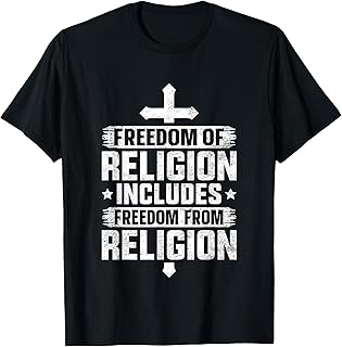 Freedom From Religion Quote Religious Jesus T-Shirt