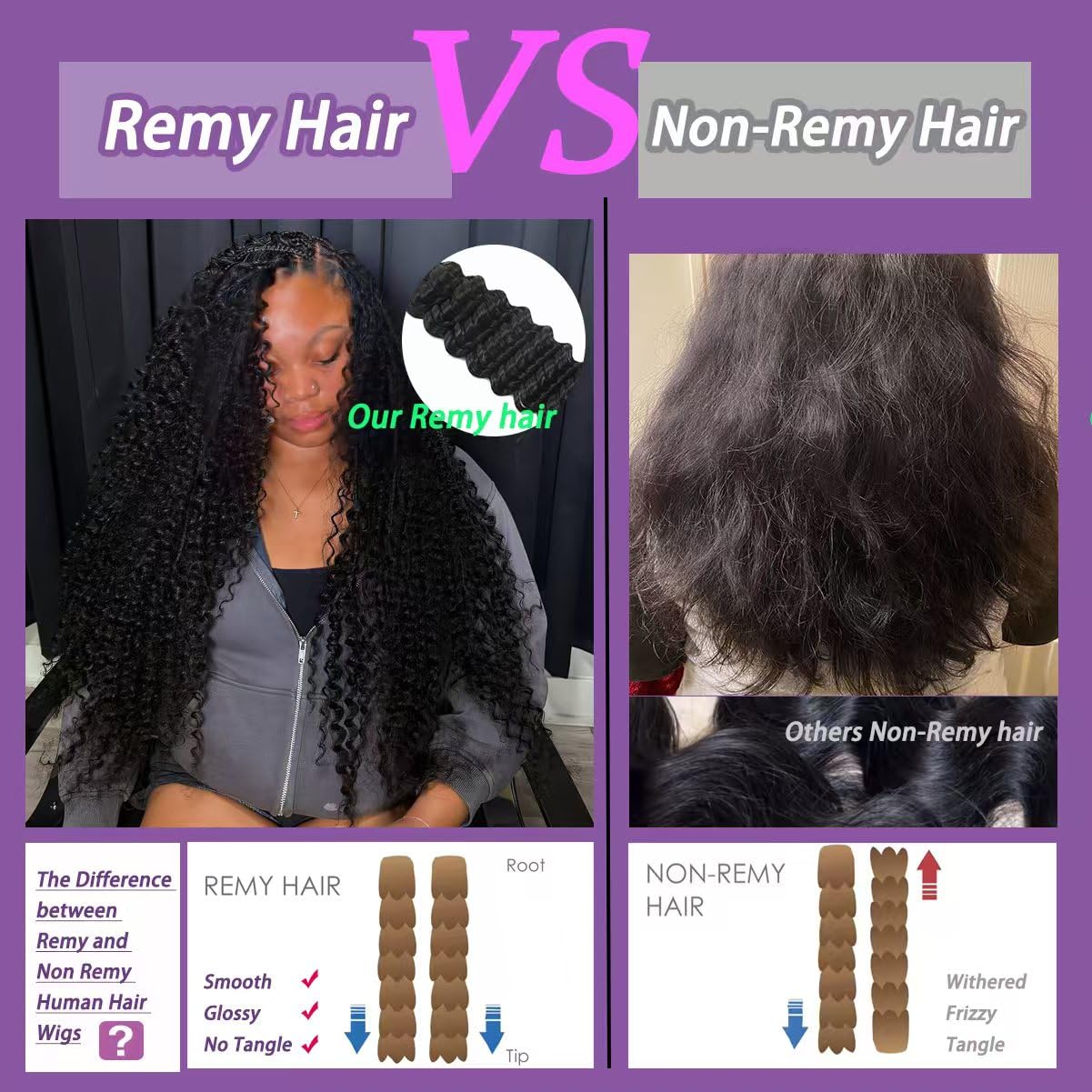 Human Braiding Hair For Boho Braids 120g 4 Bundles Deep Wave Bulk Human Hair for Braiding 12A Curly Human Hair Extensions for Braid Knotless Bohemian Natural Color 16 Inch