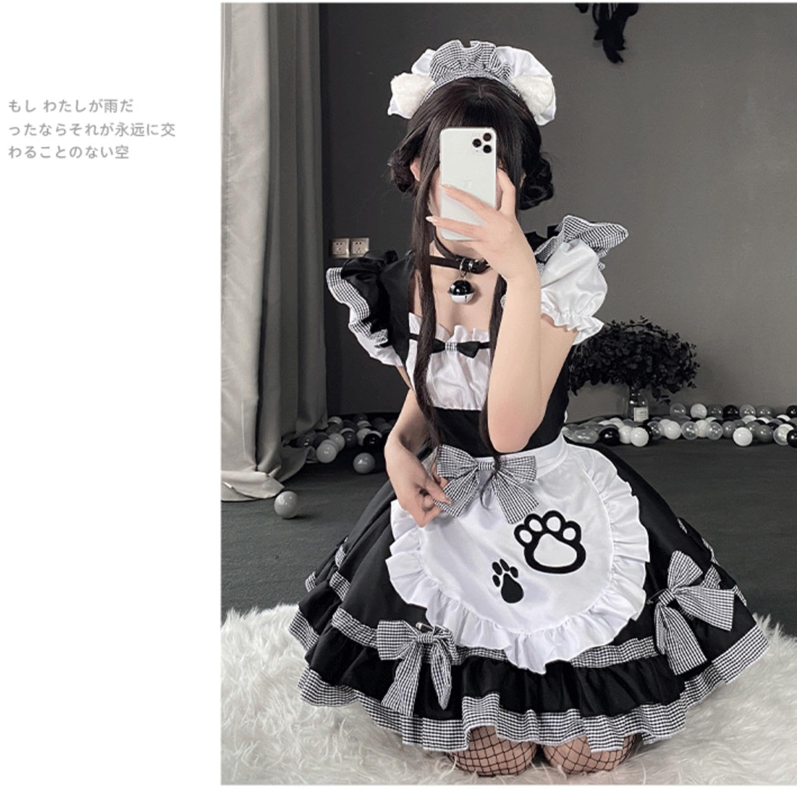 Amazon.co.jp: メイド服 大きいサイズ ハロウィン コスプレ衣装
