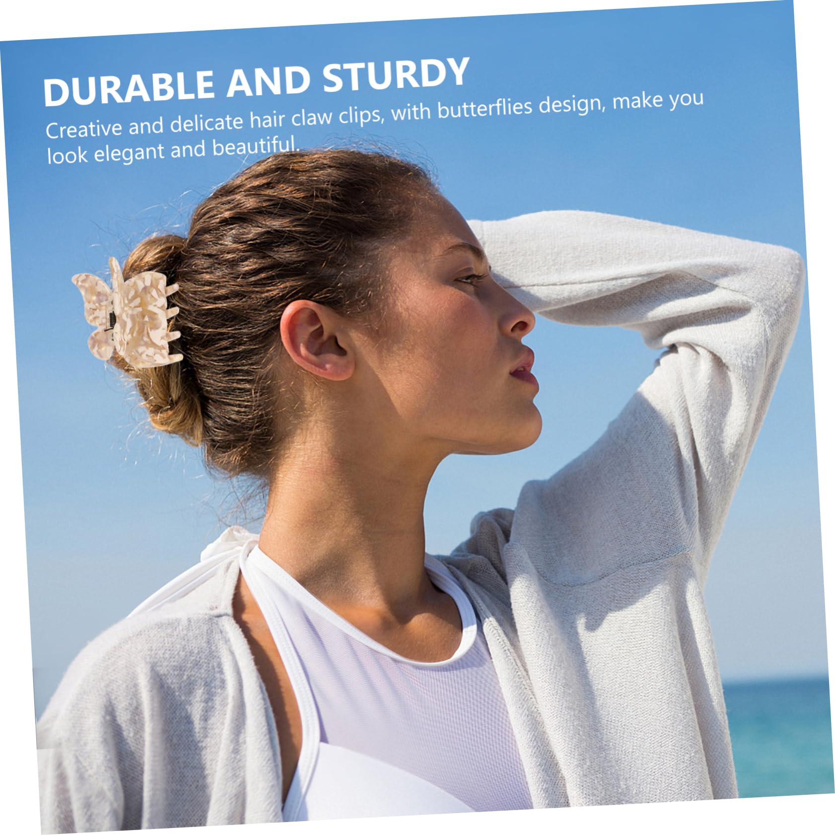 DOITOOL 20stücke Elegante Schmetterlings-haarklammern Für Frauen Stilvolle Haarclips Für Partys Tägliches Tragen Und Besondere Anlässe Rutschfest Und Stabil Wasserwellenblau Designs