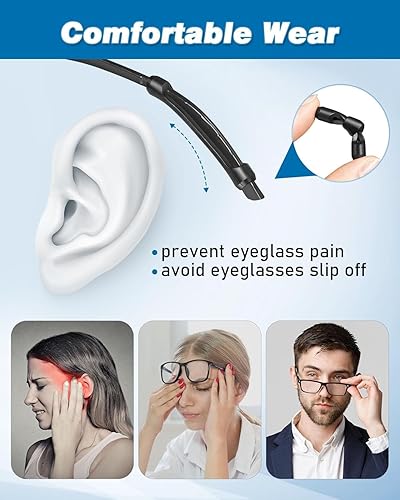 Miniatura 6 de Vastar Kit de almohadillas para la nariz y almohadillas para los oídos, almohadillas de silicona autoadhesivas para la nariz, 13 pares de