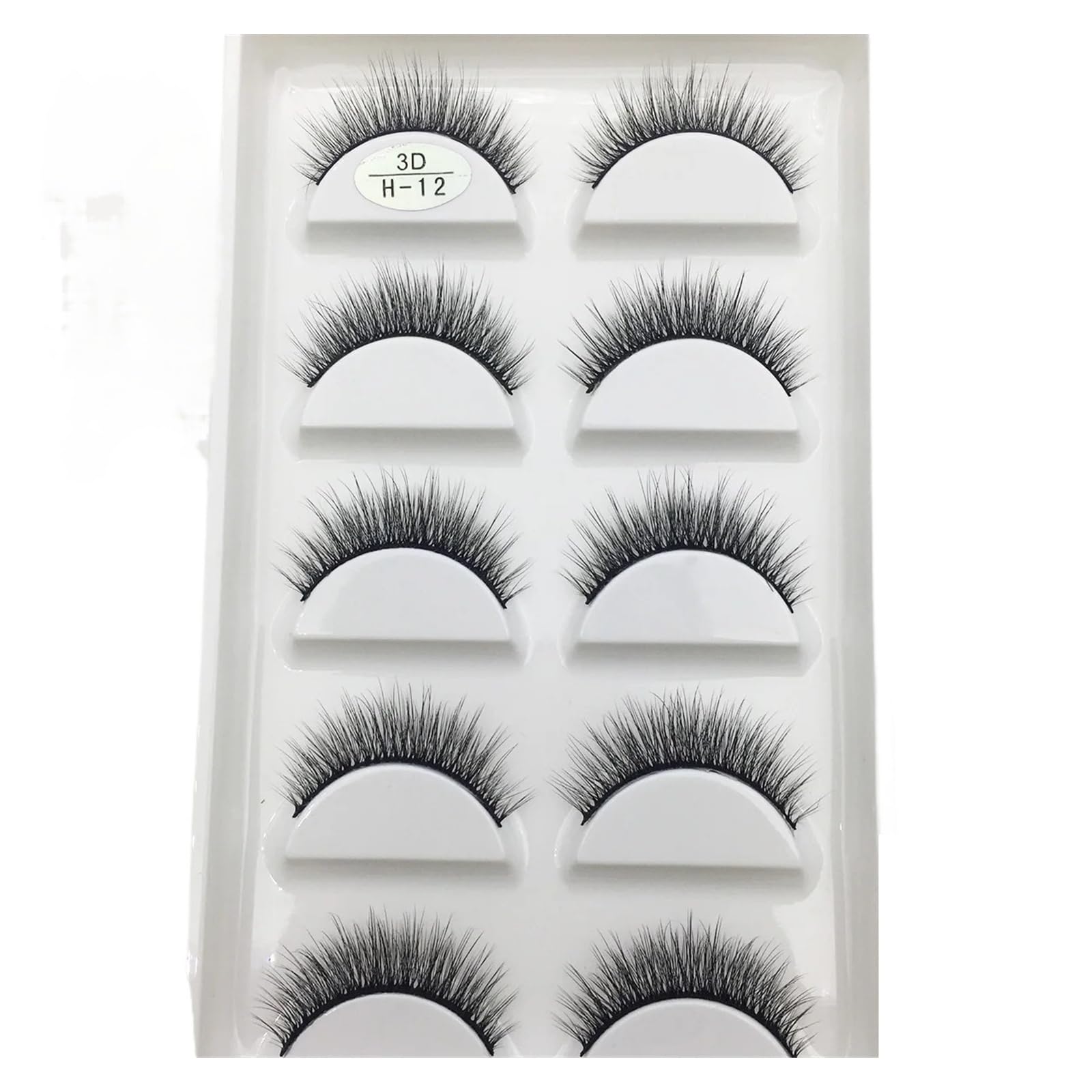 UAMOU 16 Style 10 50 Boxes 3D Mink Lashes Natural Cross False Eyelashes Long Messy Makeup Eye Lashes