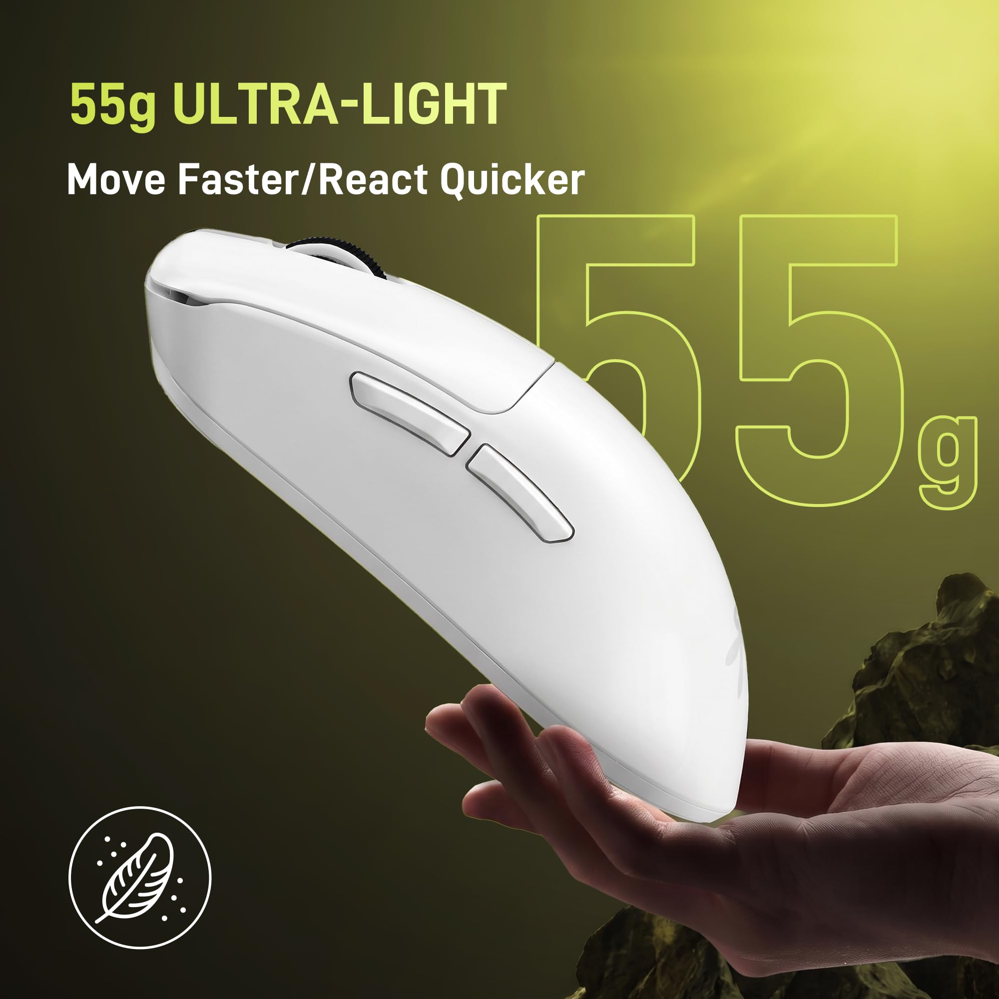 Amazon.com: VGN Dragonfly F1 MOBA Wireless Gaming Mouse, 55g