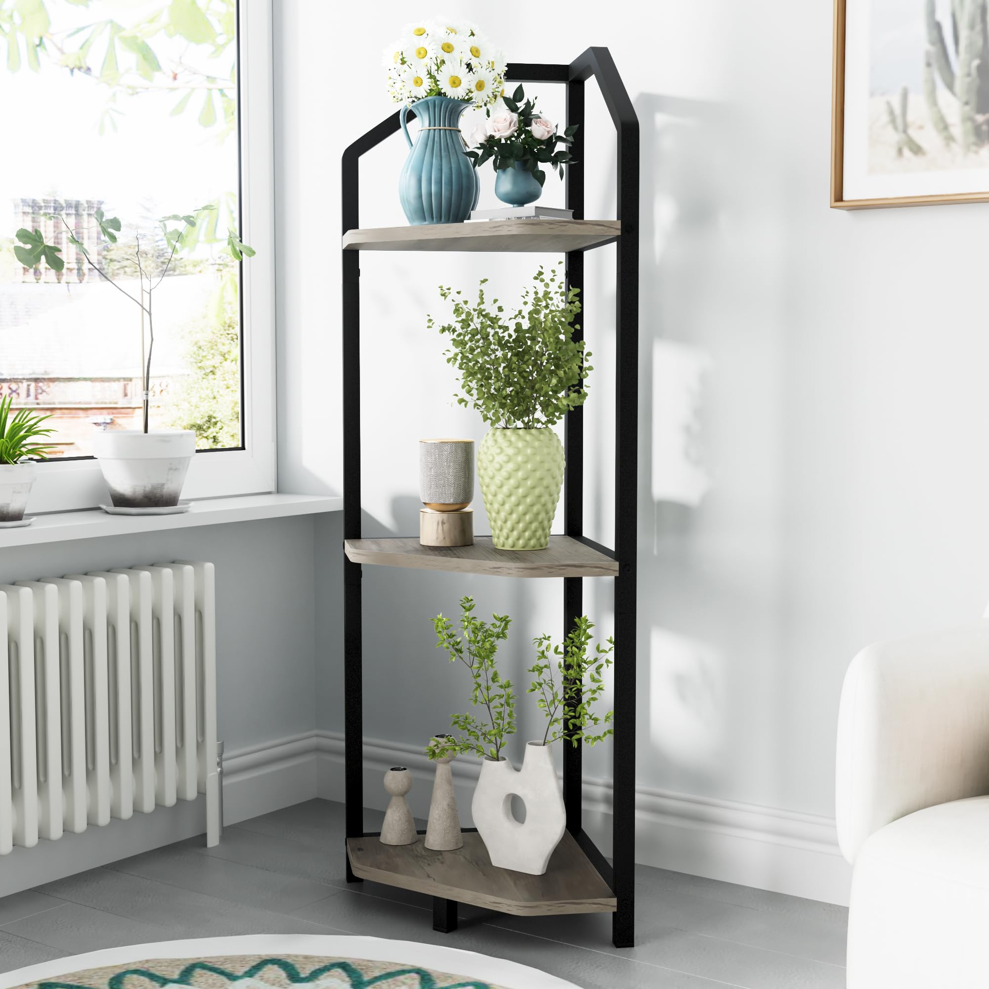 Amazon.com: Fun Memories 3 Tier Corner Shelf, 40” Corner Shelf Amazon.com: Fun Memories 3 Tier Corner Shelf, 40” Corner Shelf
