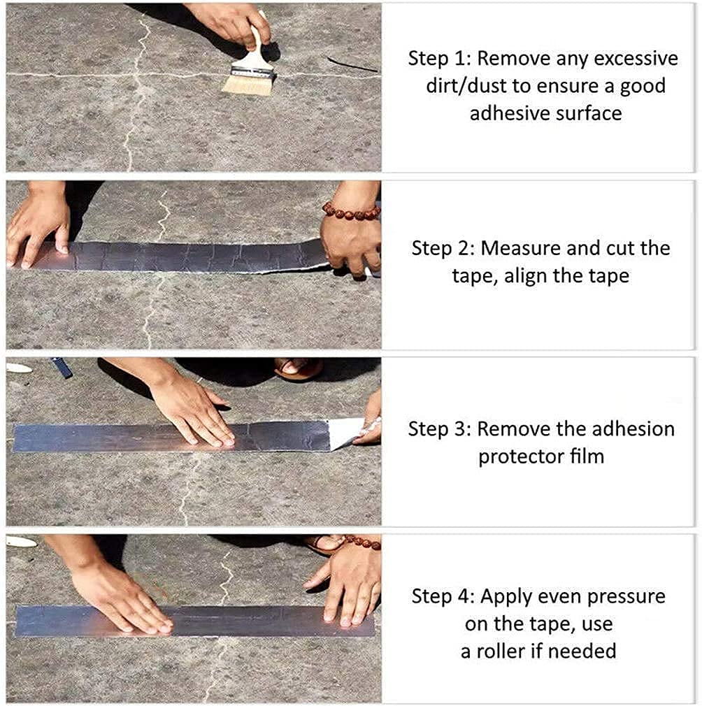 FYCAN Aluminum Foil Tape Waterproof Adhesive Tape for Pipe, Roof, Water Leakage 1