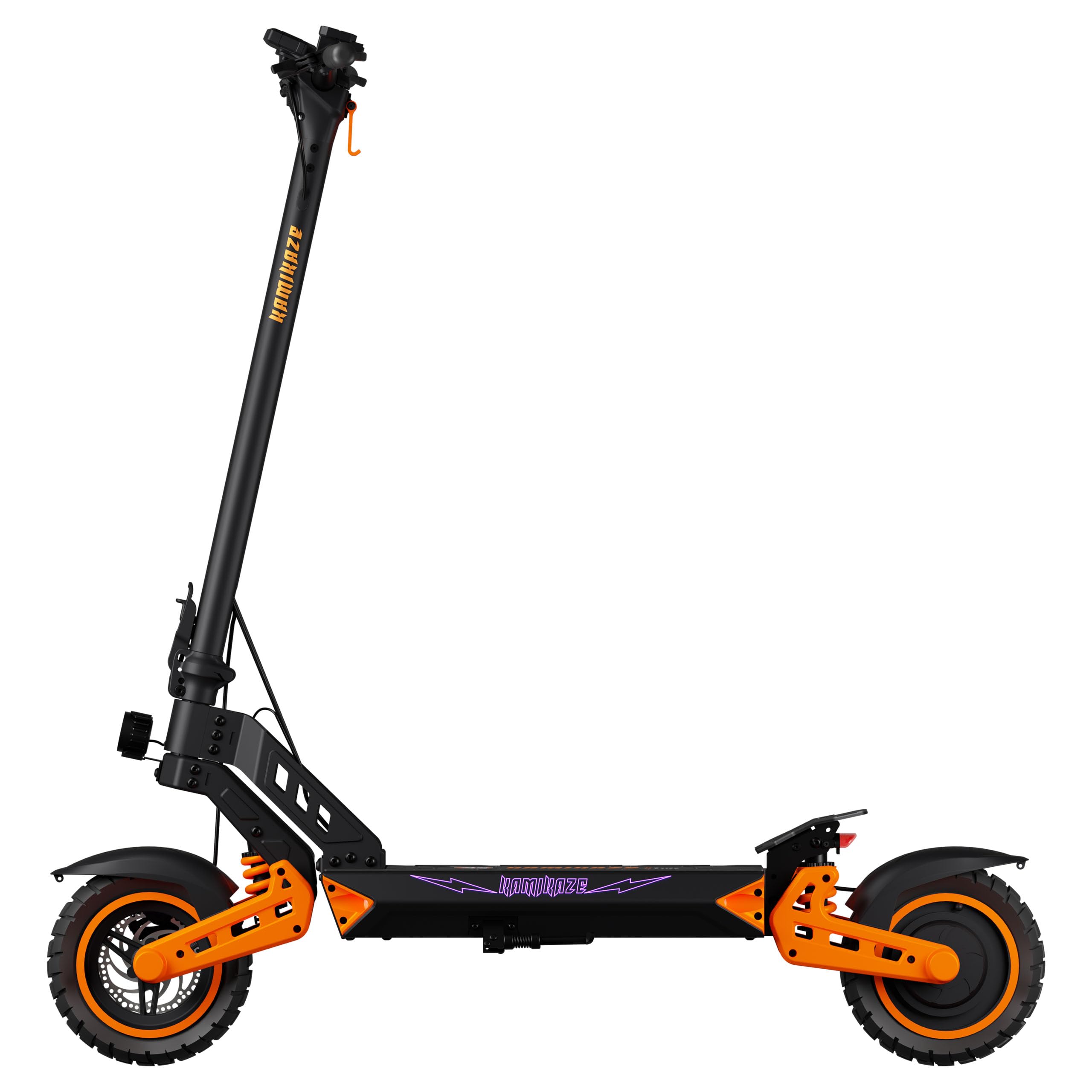 Kamikaze K1 Lite silnik elektryczny 800 W (szczyt szczytowy 1200 W), akumulator 48 V 13,5 Ah, autonomia do 60 km, prędkość 20 km/h