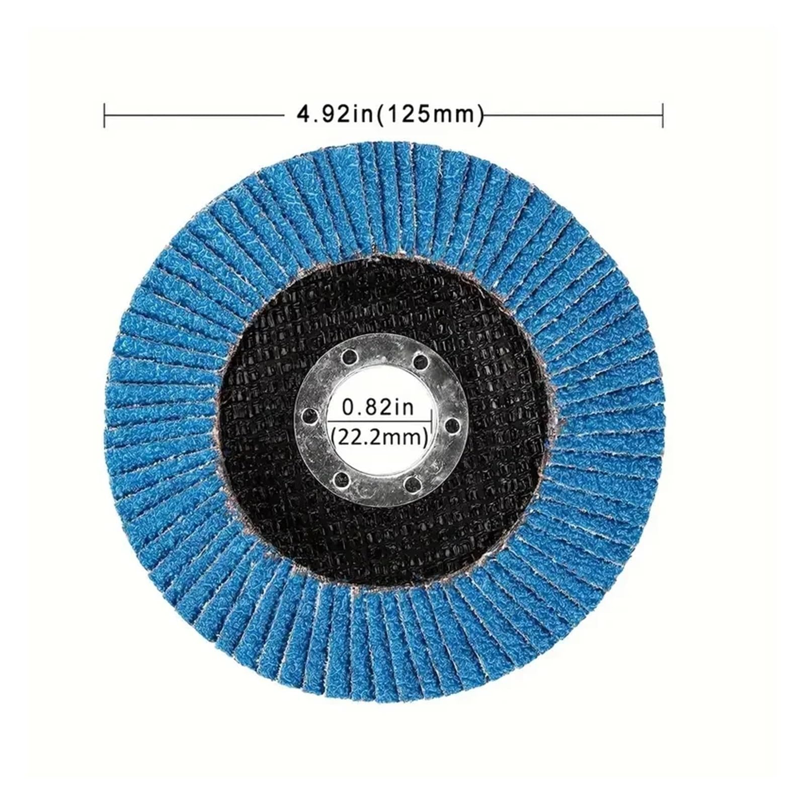 Tarcze ścierne 125mm metalowe tarcze szlifierskie, szlifierka kątowa, ostrze kołowe, ziarnistość 40/60/80/120(40 Grit, 10 sztuk)