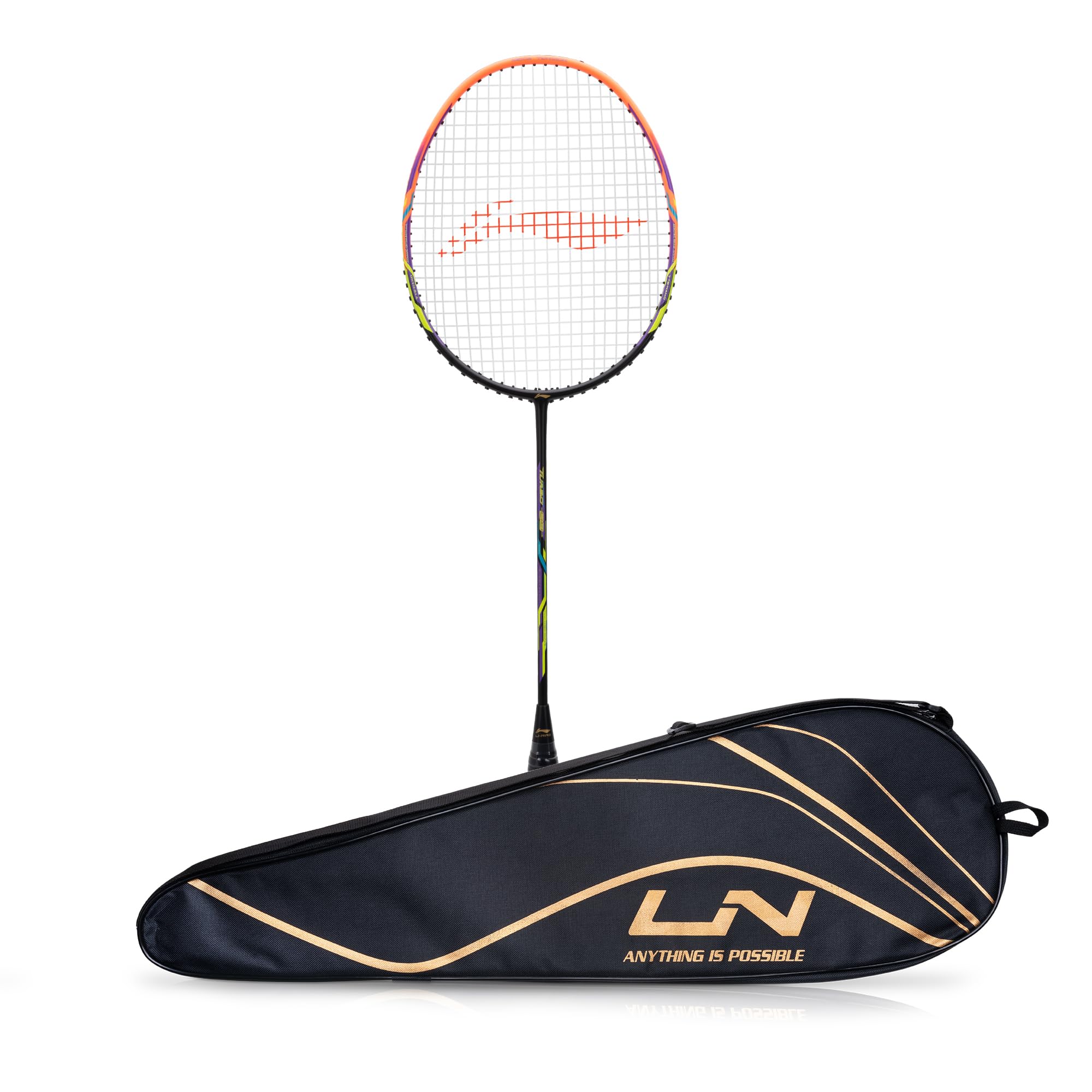 Turbo 99 Carbon Fibre Racket with Free Full Cover (84 Grams. 30 lbs.)