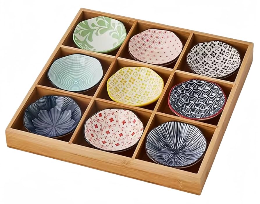 Amazon｜Benjiu 豆皿 小皿 セット 薬味皿 小鉢 小さめ 仕切り