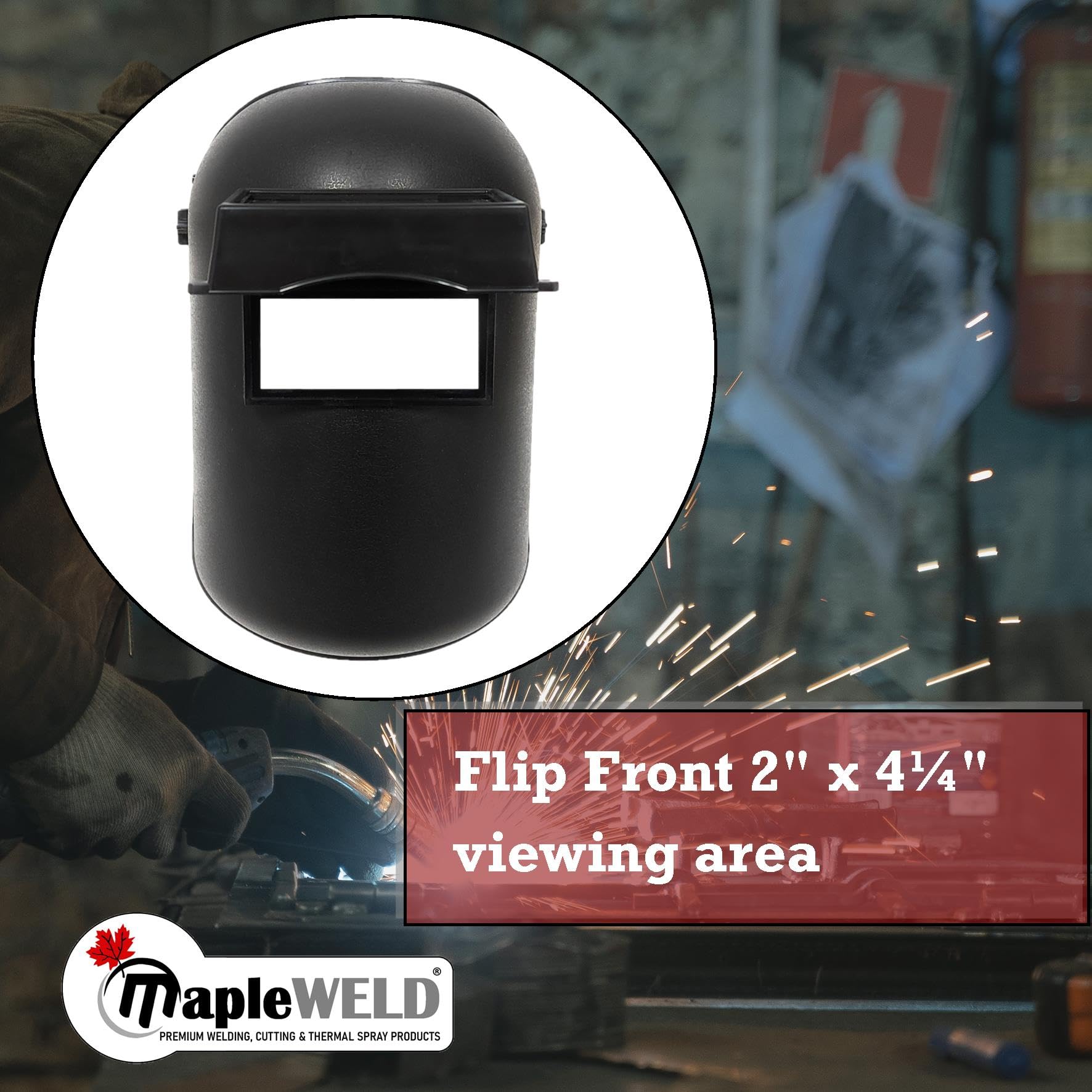 MapleWeld Flip Front Pipeliner Welding Helmet 2