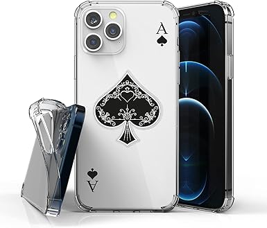 Amazon Iphone 7 Plus 8 Plus アイフォーン スマートフォン ケース 完全保護 カバー おしゃれ シンプル スペード イラスト デザイン カバー クリア 透明 液晶画面保護 Tpu 耐衝撃 Qi 充電可能 大人 女子面白い 韓国 人気 家電 カメラ オンライン通販