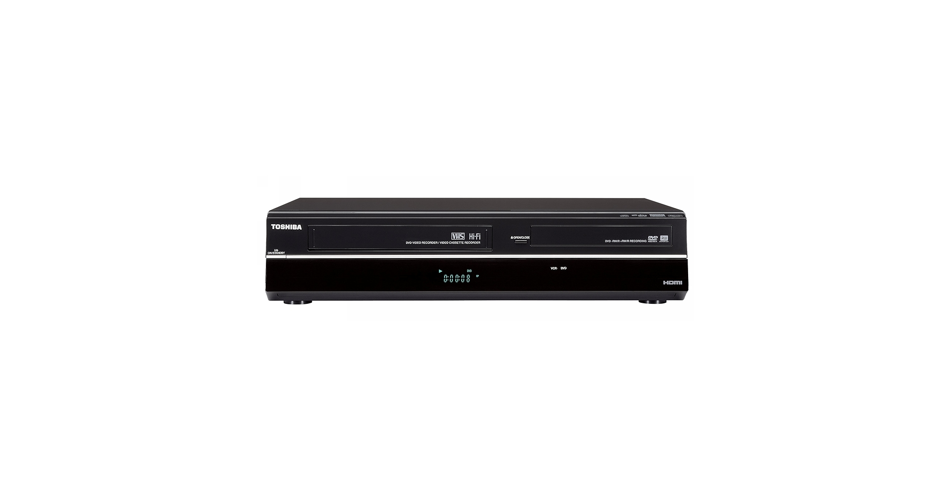 t DVD Toshiba DVR670 DVD recorder/HiFi VCR combo with built-in