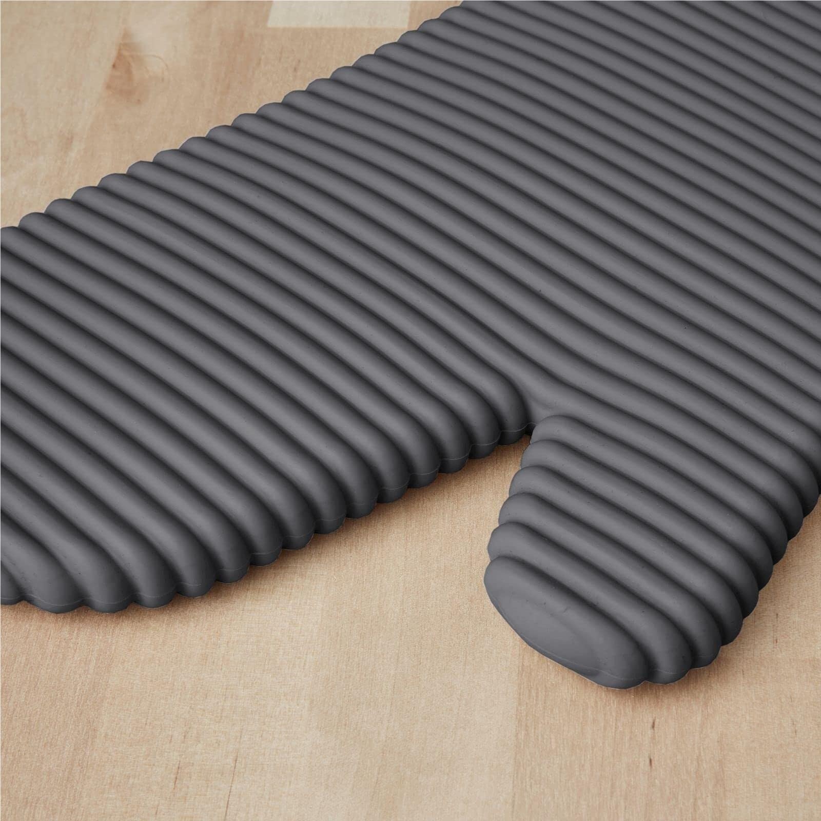 Gants de Cuisine Gants De Cuisine en Silicone Souple, Résistants À La Chaleur, Antidérapants, Doublés De Coton Épais Manique
