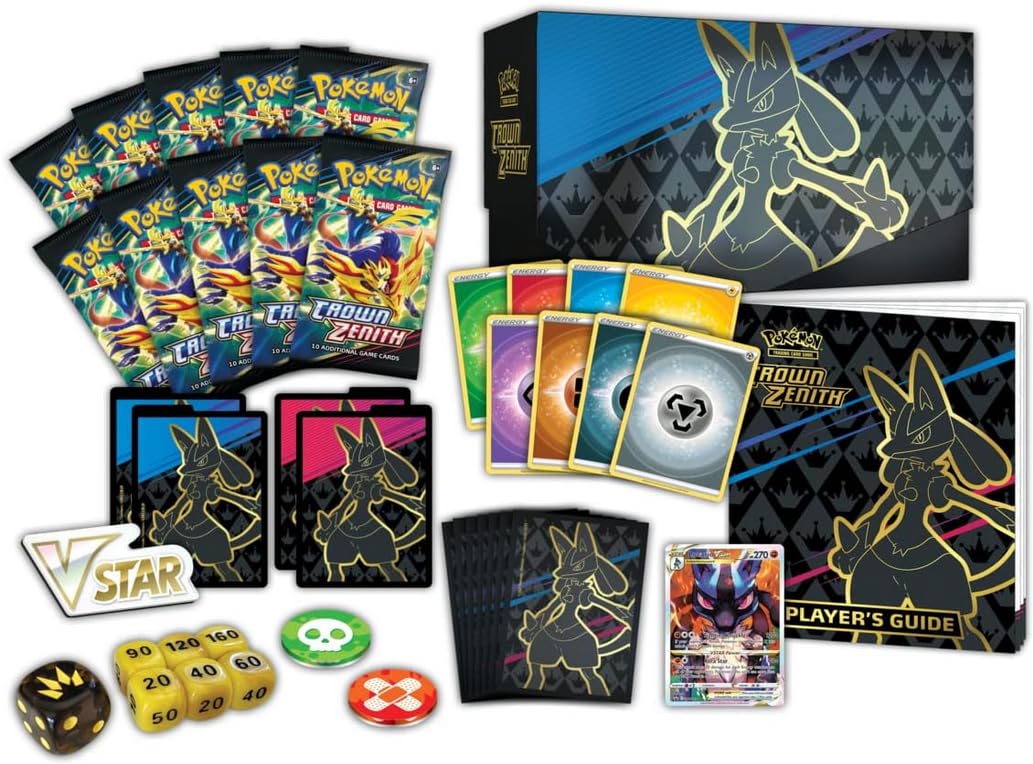 Amazon.com: Pokemon TCG: Crown Zenith Elite Trainer Box : Toys & Games