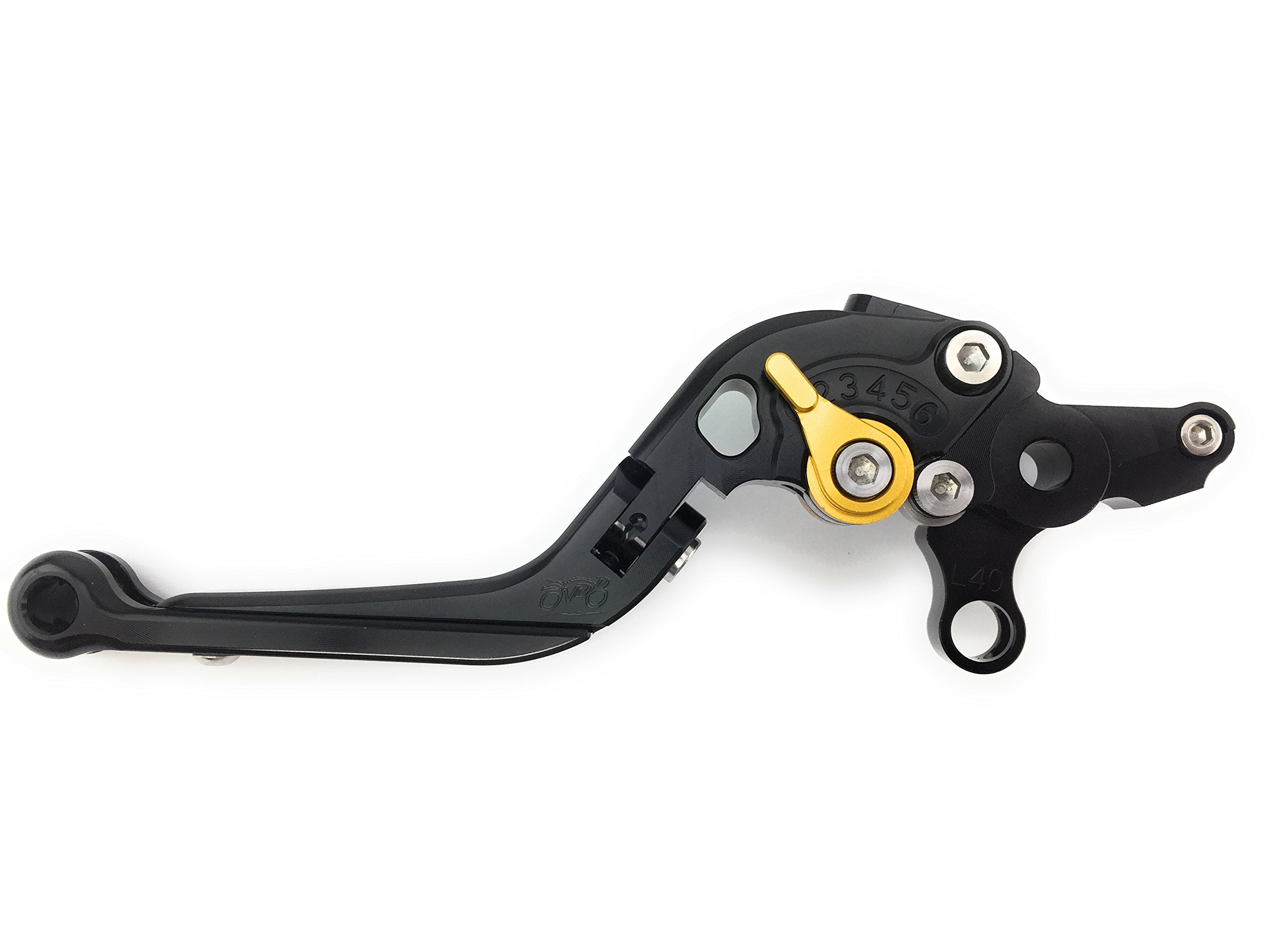 avdb-moto Coppia di leve regolabili e pieghevoli CNC Compatibile con Daytona 675R 2011 – 2017