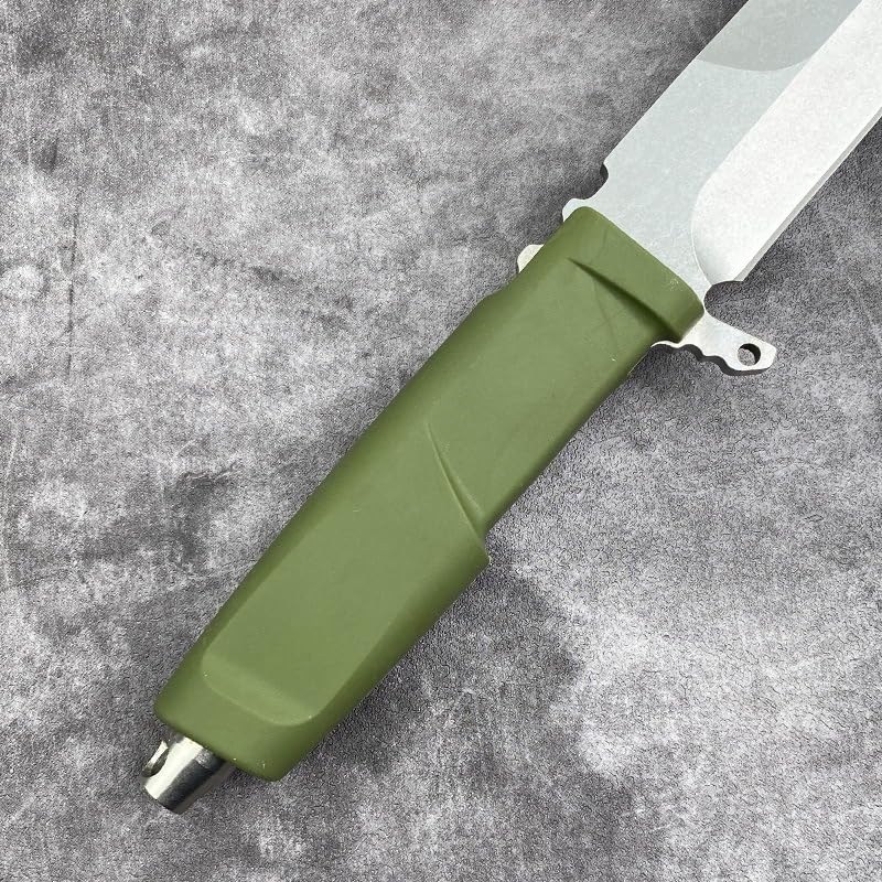 Geschmiedetes Gerades Messer im Freien mit fester Klinge, Überlebensmesser, Perfektes Bushcraft Messer Outdoor Jagdmesser aus 440 Stahl, Premium Survival Messer füR Camping, Wandern