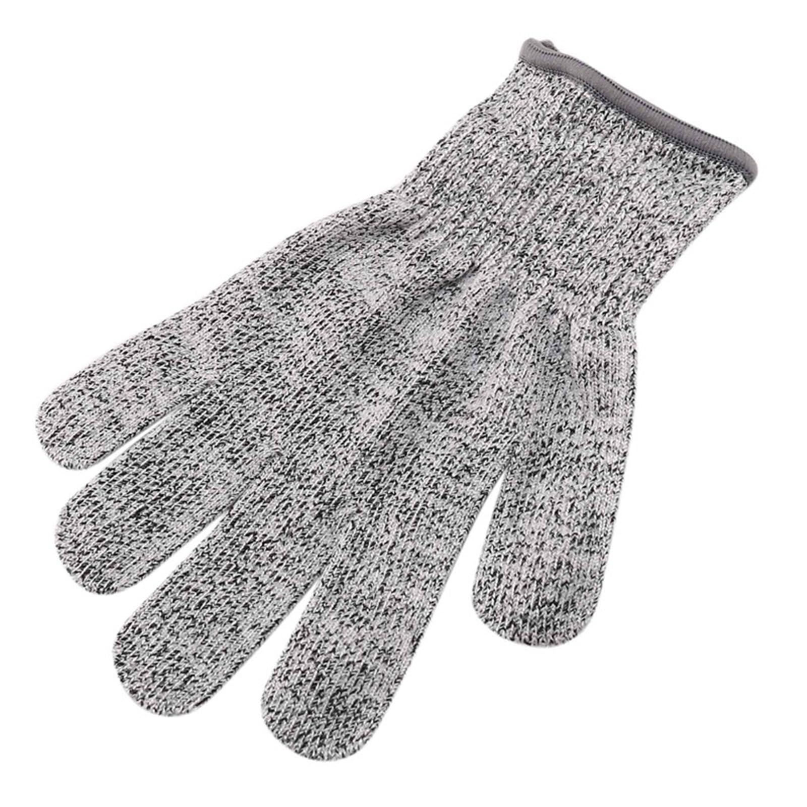 Guanti Anti Taglio, 1 paio di guanti antitaglio di livello 5 for uso alimentare, protezione e mani, guanti da cucina antitaglio for sgusciare le ostriche