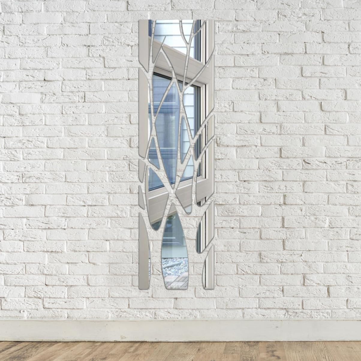 DOITOOL 2 Adesivi Murali Rimovibili in Acrilico 3d Per La Decorazione Di Casa Camera Da Letto E Bagno