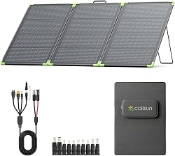 N-Type 16BB 200W Portable Bifacial Solar Panel, Callsun F…