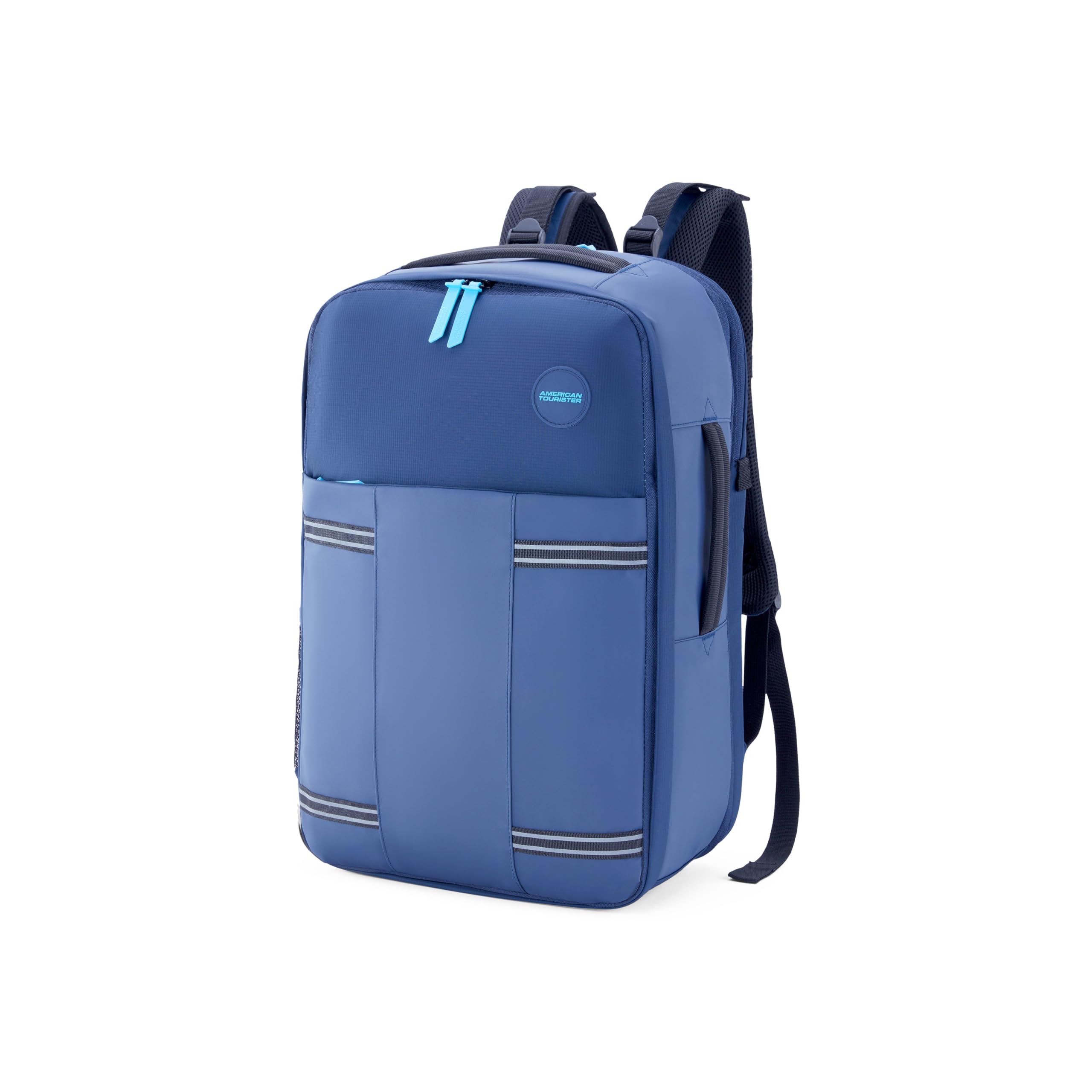 Aston 2.0 | 40 Ltrs | 2 Compartments | Bottle Pocket | Ergonomic Padded Back Panel & Shoulder Straps | Outdoor Laptop Backpack | 1 Year International Warranty | Navy-image-17