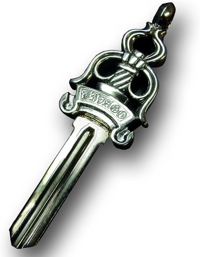 Amazon クロムハーツ風 ネックレス トップ ダガーペンダント Silver925 Top ラージダガー Zivago Chp48zwt B Chp48 カスタムキー オーダーメイド カスタム 合鍵 鍵 ネックレス 通販