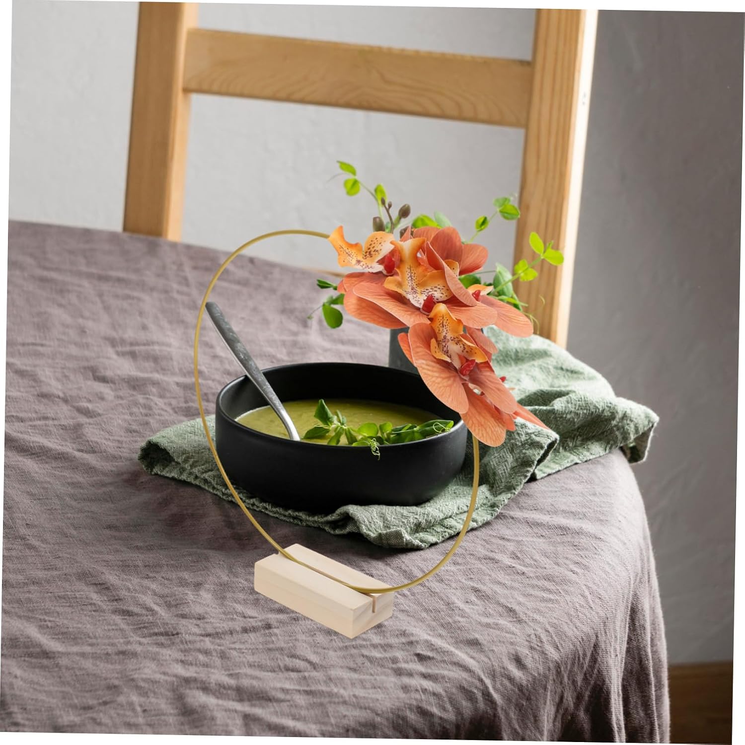 ULDIGI 24pcs Metal Floral Hoop Centerpieces with Base for Wedding Decor Table Decorations and Wall Hanging Crafts Versatile Floral Crafting Supplies
