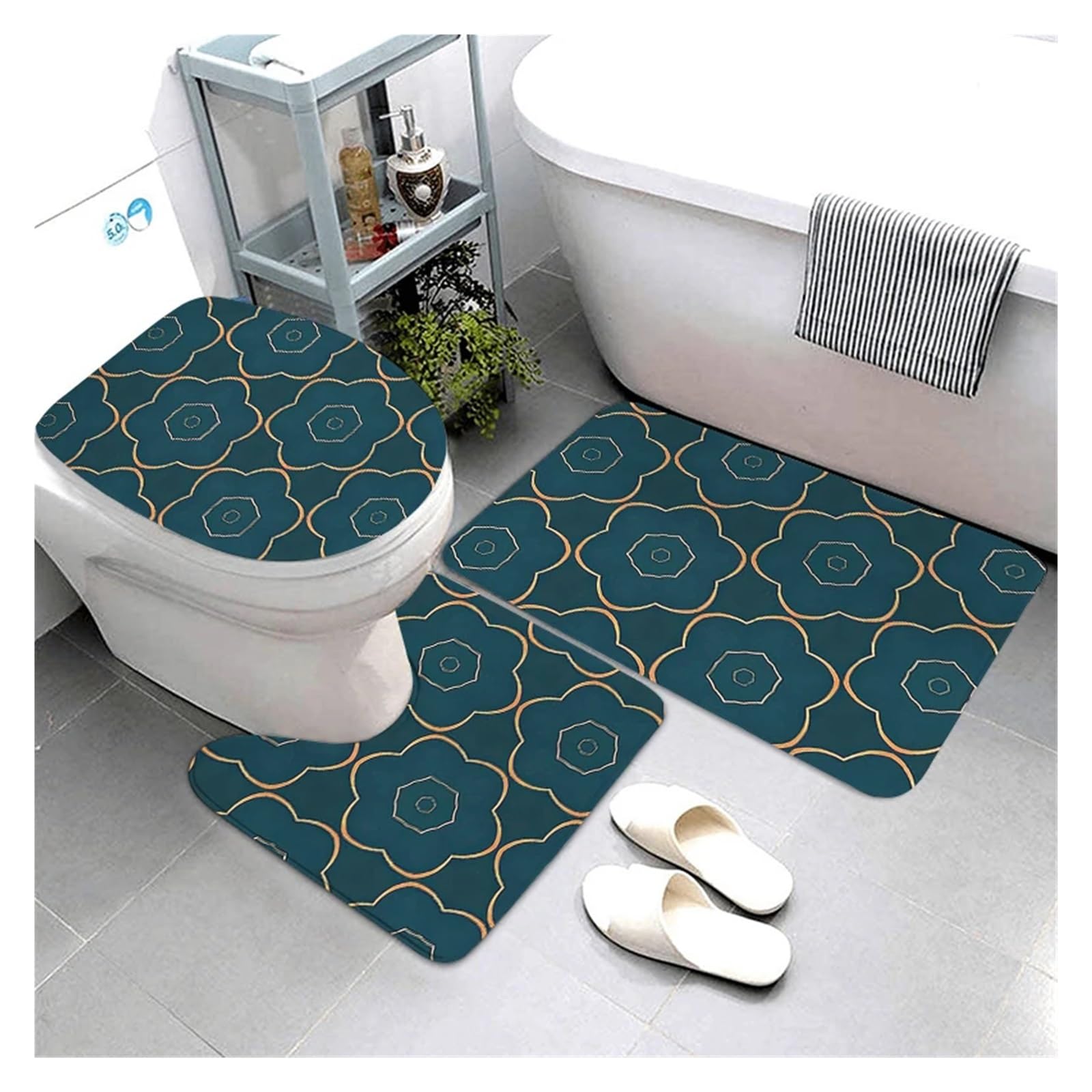 Shower Mat Bedroom Room Mat Bathtub toilet rug Anti-slip Bath Bathroom Small Rug(2208sjt-001710)