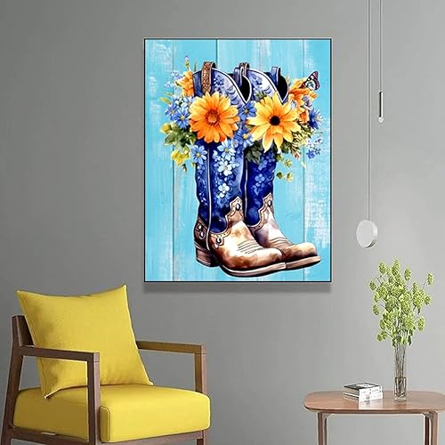 Miniatura 4 de DIYDECORFUN Kits de pintura de diamantes de Navidad para adultos, kit de belén de arte de diamantes 5D, taladros redondos completos para bricolaje,