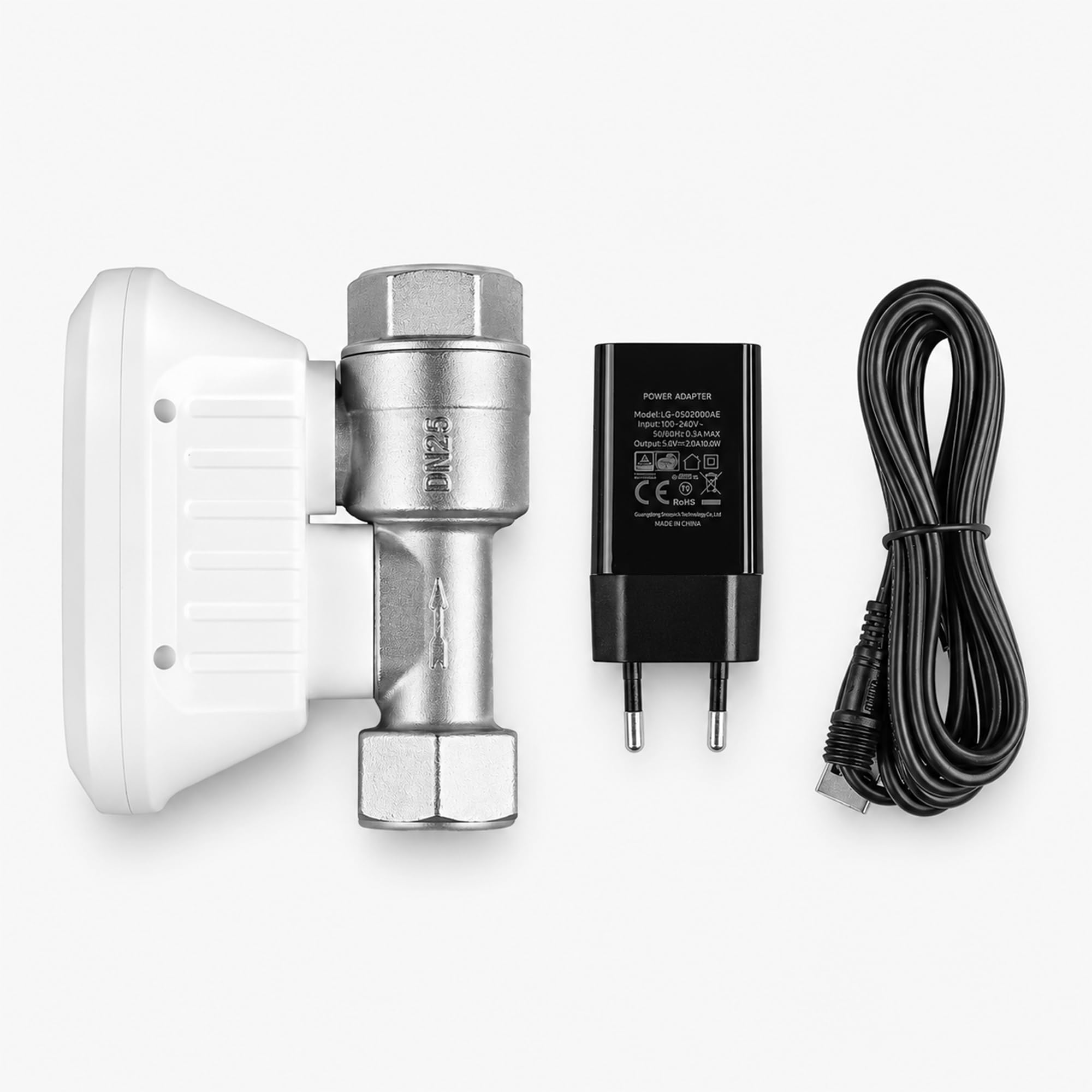 Smart Wasserventil DN25 1″, WiFi Steuerung, kompatibel Alexa | DN25 Intelligentes Wasserventil, intelligentes Wassermanagementsystem, WLAN-Fernsteuerung & Zeitschaltuhr, Smart Wasserhahn