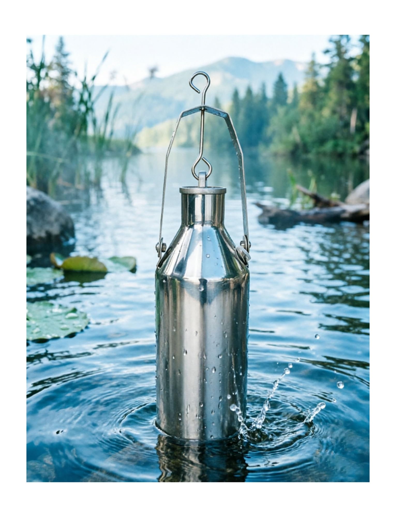 Kit d'échantillonnage de liquide portable 500ml en acier inoxydable pour l'huile moteur
