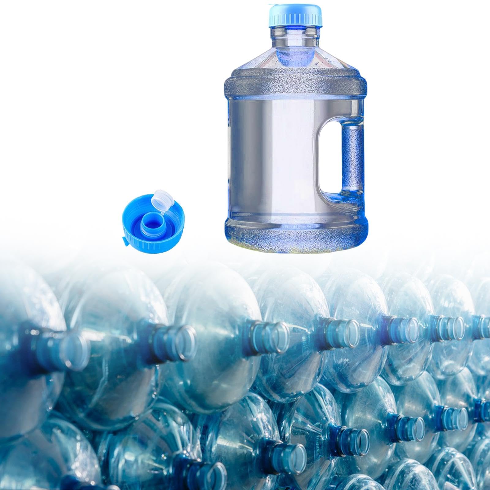 rockible Dispensador de Agua Botella Contenedor de Almacenamiento de Agua Tanque de Agua Bastilla de Agua Embotellada para Aire Libre