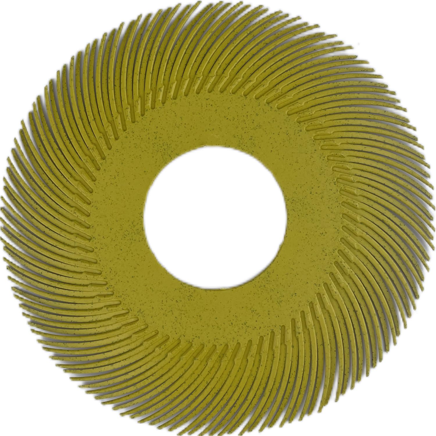 10 spazzole radiali a setole da 15,2 cm con adattatore grana 80, disco abrasivo per metallo