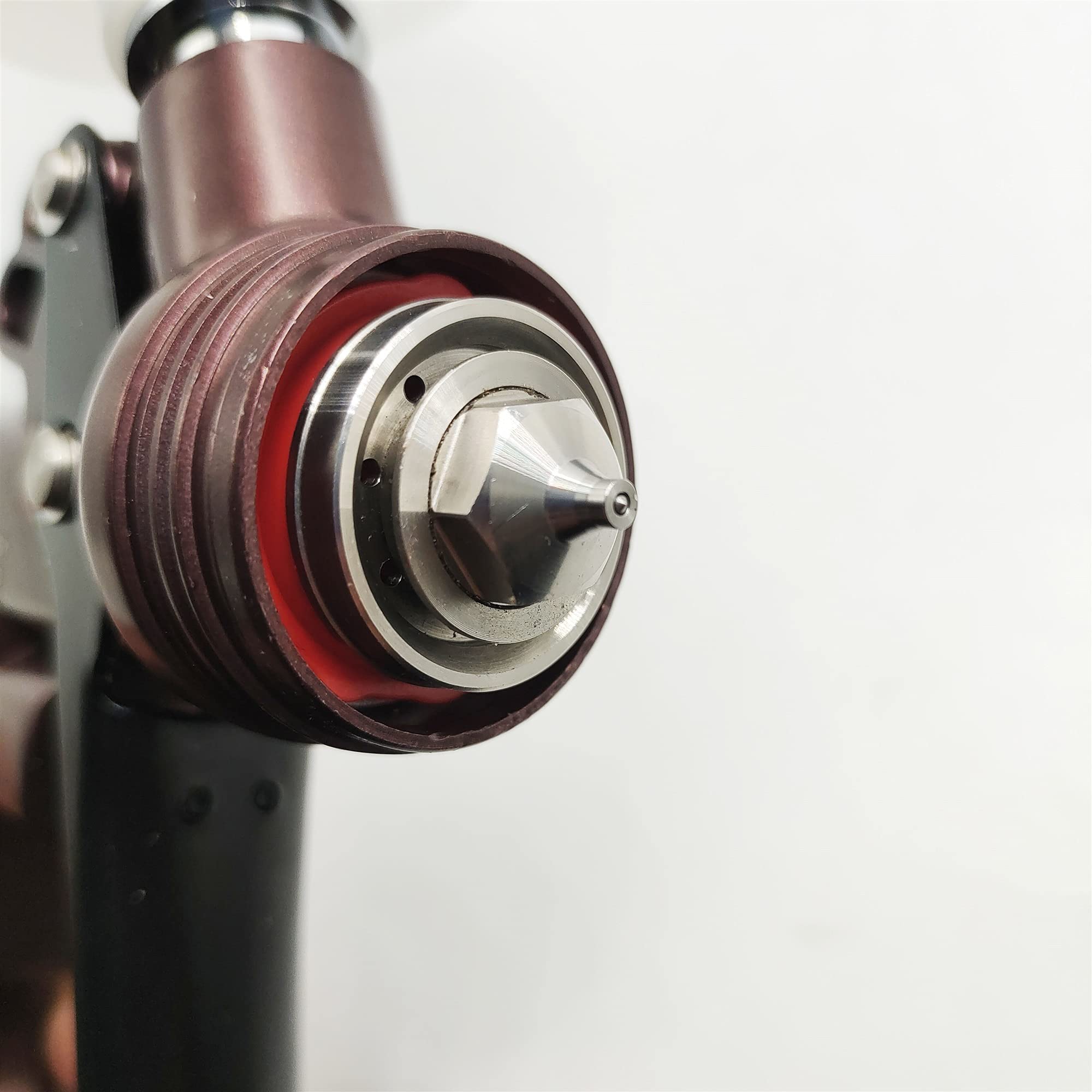 Pistola per verniciare HVLP 5000-6800B Pistola a spruzzo 1.3mm Pistola a spruzzo di Pittura a spruzzo di Pittura per Auto (Colore : Brown)