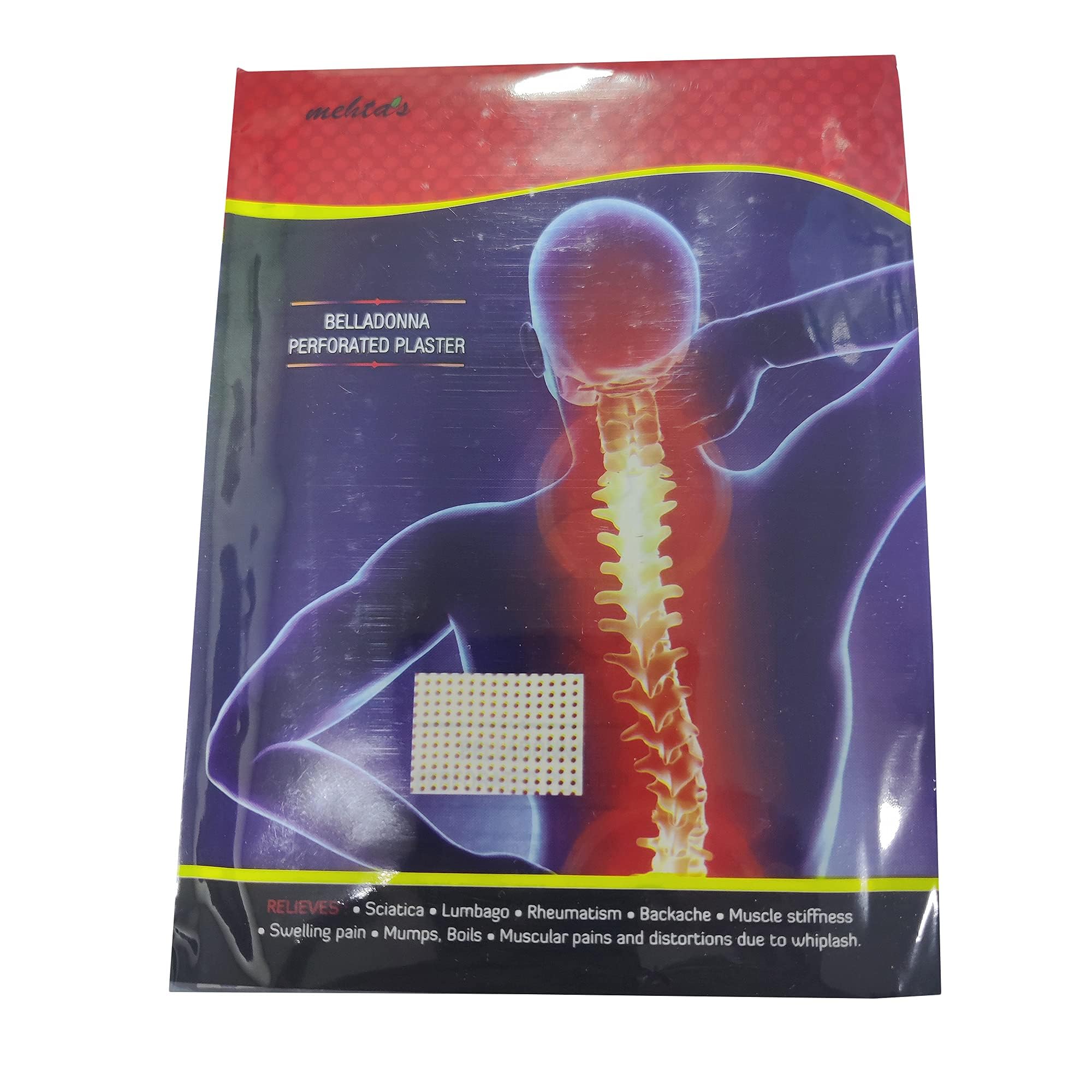 Ayucine Forever Mehtas Belladonna Perforated Plaster (10cm x 16cm) - 10 Sheets x Pack of 2, Multicolour, (SHL02_2) (B094142C9V) Amazon Price History, Amazon Price Tracker