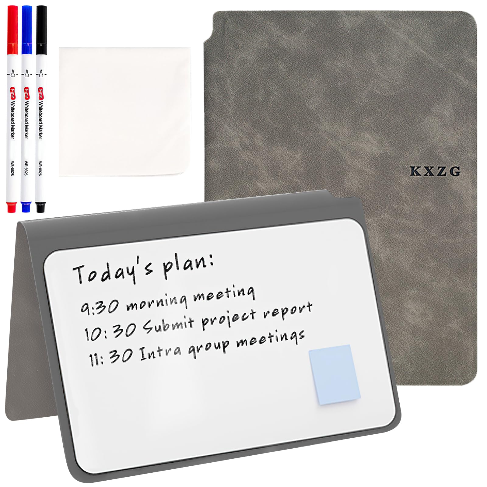 Elezeal A5 Dry Erase Whiteboard, Portable Small Whiteboard Notebook Notepad
