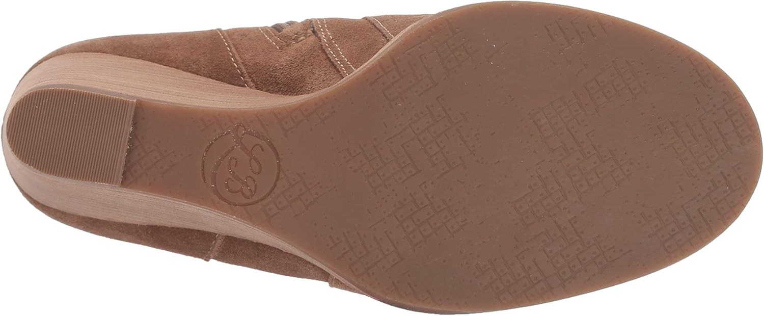 Lucky Brand Womens Yabba Wedge Bootie 9.5 Sesame