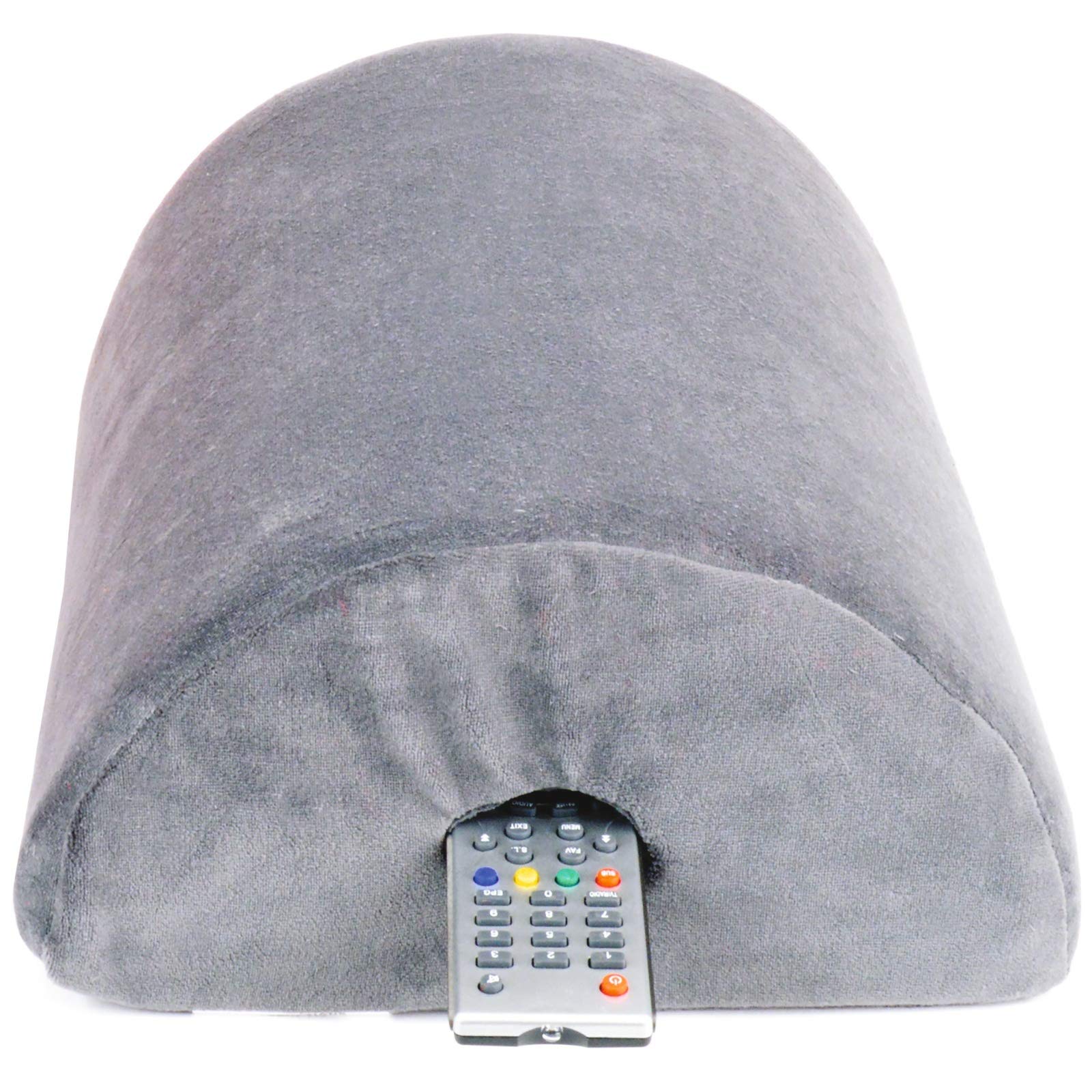 Burwells Silver Multipurpose Pillow Neck Support Foot Rest Knee Laptop Desk Lumbar Memory Foam Grey