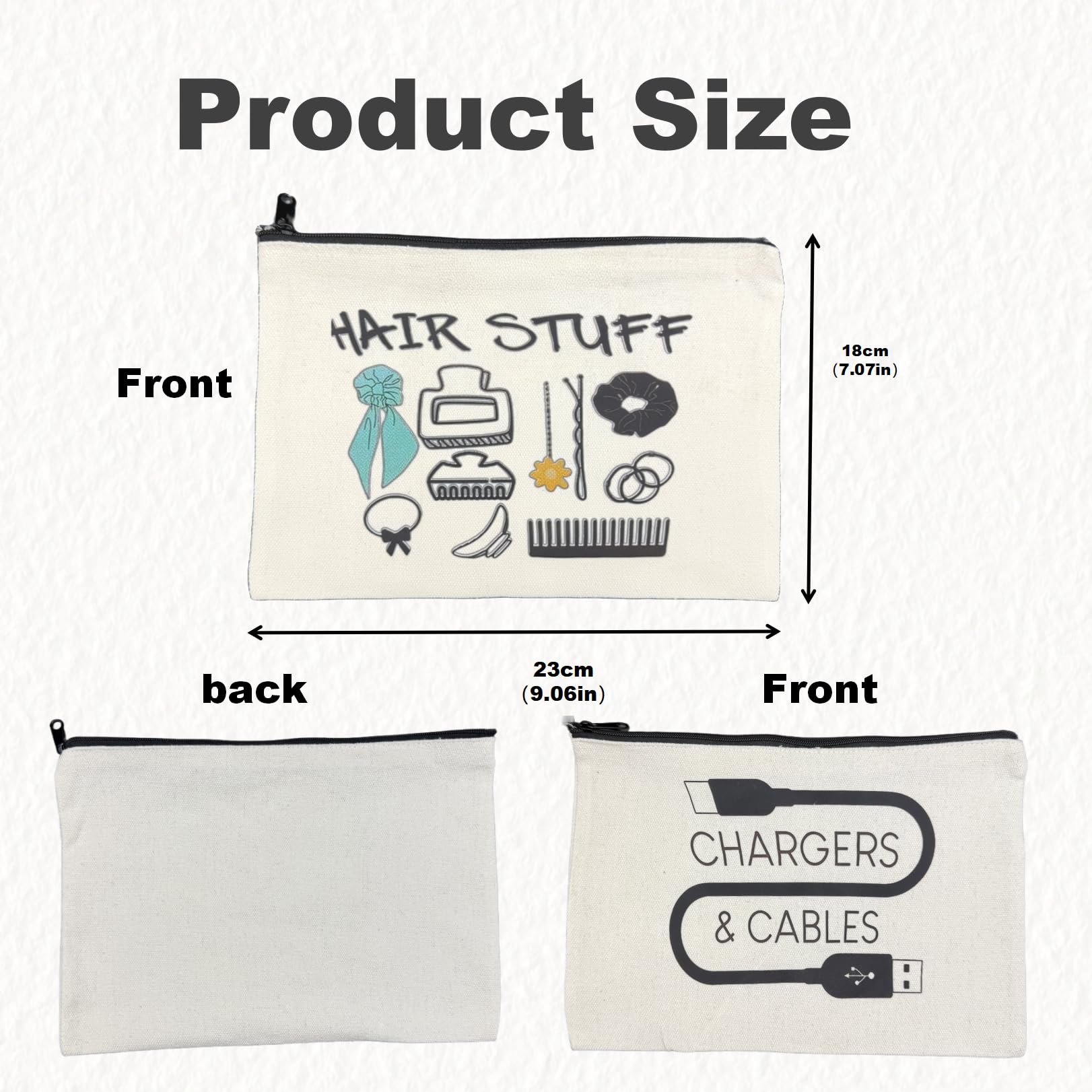 2PCS Charger Cable Organiser Bag - Image 2