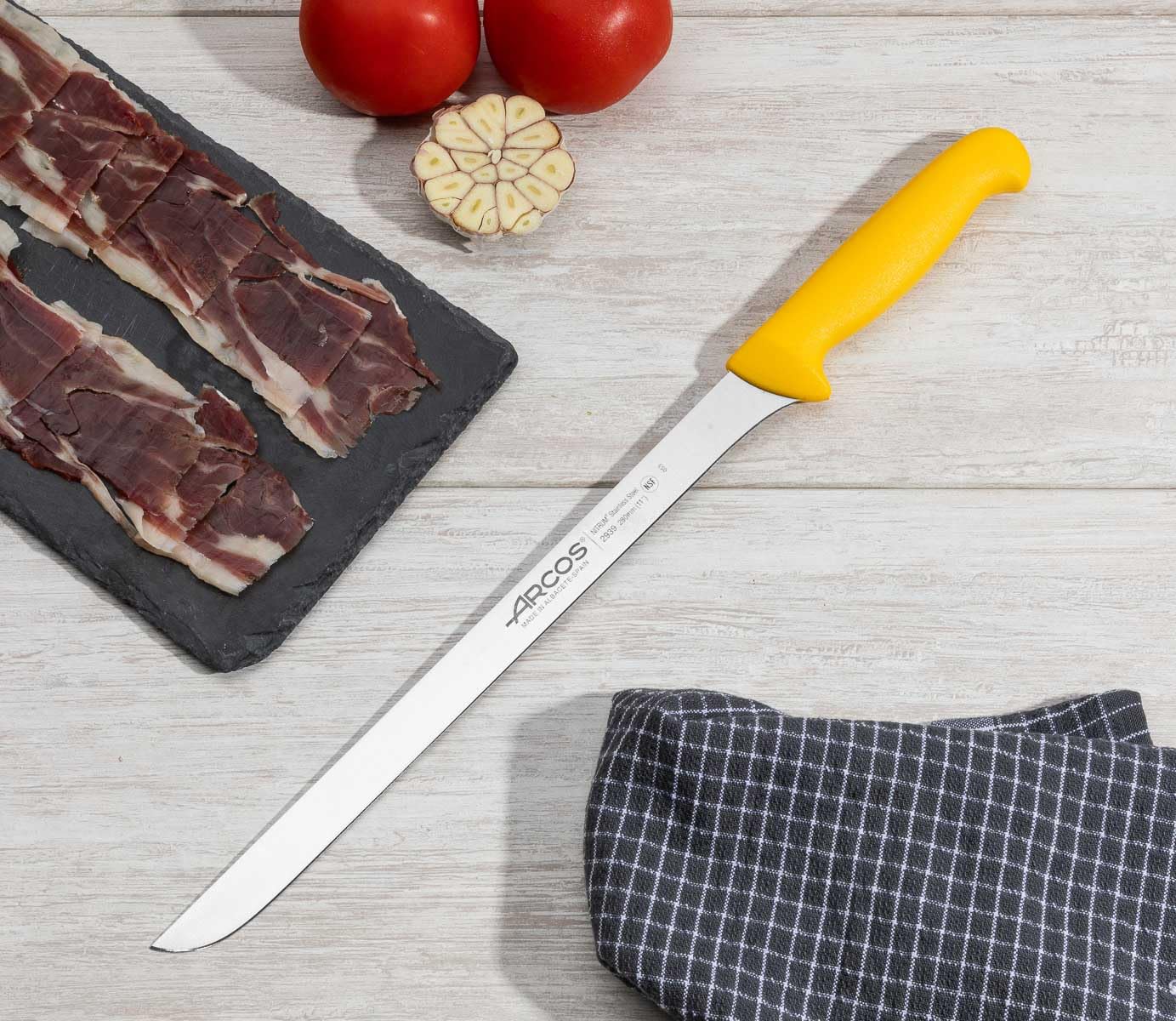Arcos Couteau à Jambon Flexible Lame Acier Inoxydable Nitrum 28 cm Série 2900