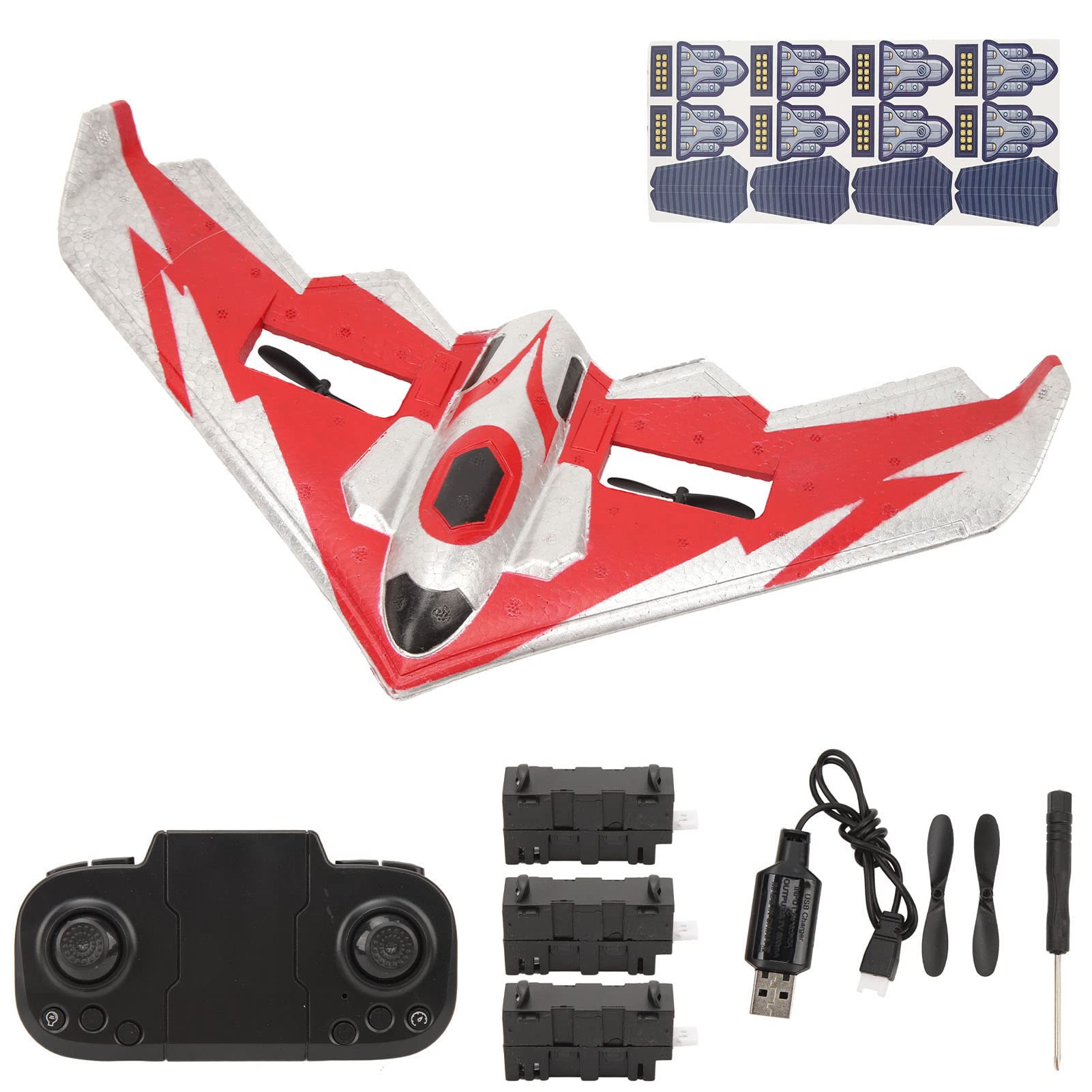 RiToEasysports Aereomodello Planale in EPP con Luci LED, Kit Veliero (3