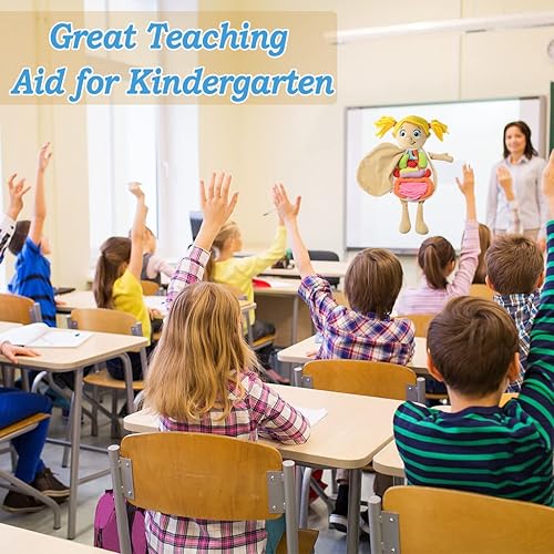 Miniatura 2 de vocheer Juguete de anatomía del cuerpo humano, juguetes de peluche de órgano educativo Montessori preescolar para niños, kits de aprendizaje de