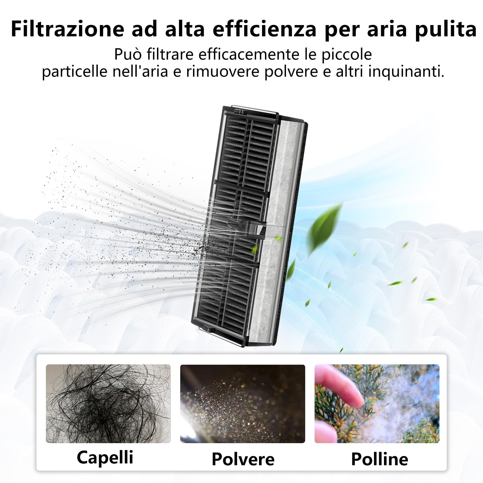 22 pezzi di Accessori per Mova P50 Pro Ultra/P50 Pro, per Dreame X40 Ultra Complete / L40 Ultra, 2 Spazzola Principale, 4 Asciugamani, 4 Filtri, 6 Sacchi di Polvere, 6 Spazzole Laterale