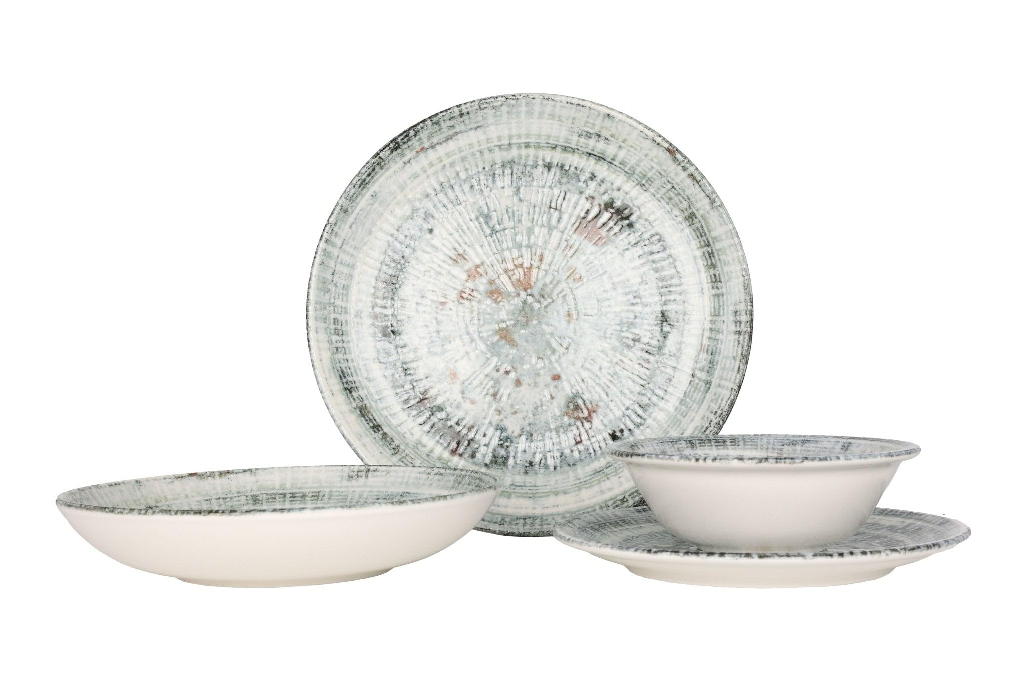 Bonna Zestaw obiadowy (średni) - Odette - 24 sztuki - 6 Osób - Porcelana