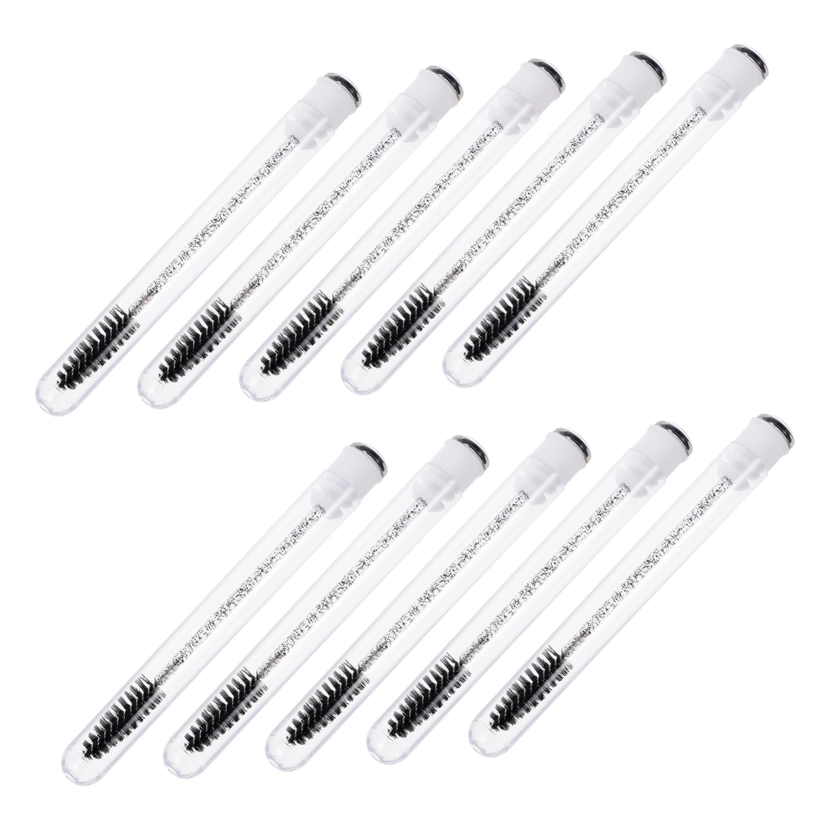 WEKADRIN 10 Pack of Women's Eyelash Brushes Single-use Mascara Wands No Need to Clean