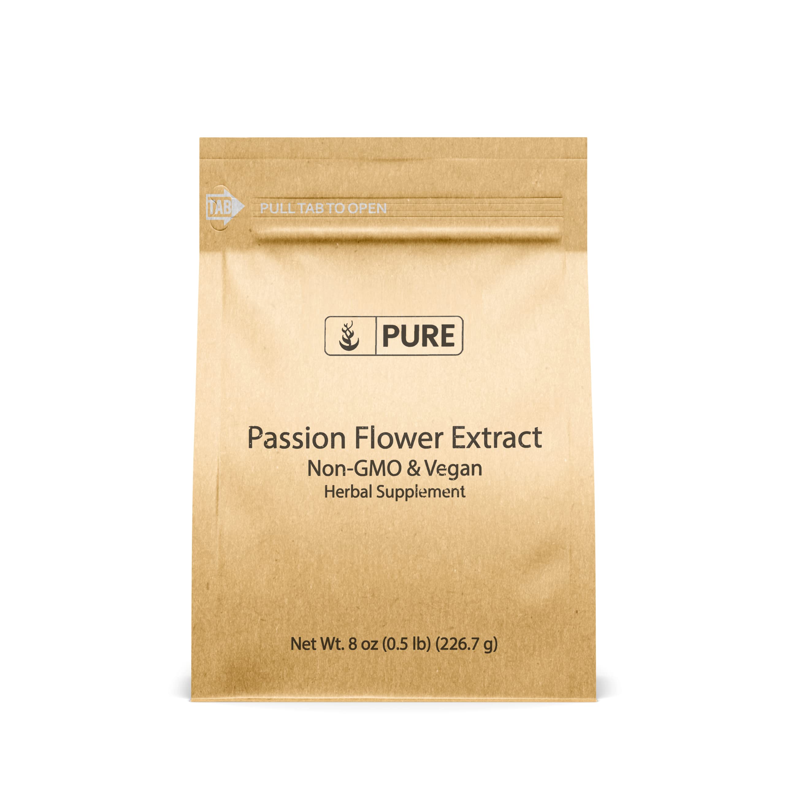 Pure Original Ingredients Passion Flower Extract (8oz) Pure & Natural, Non-GMO, Gluten-Free